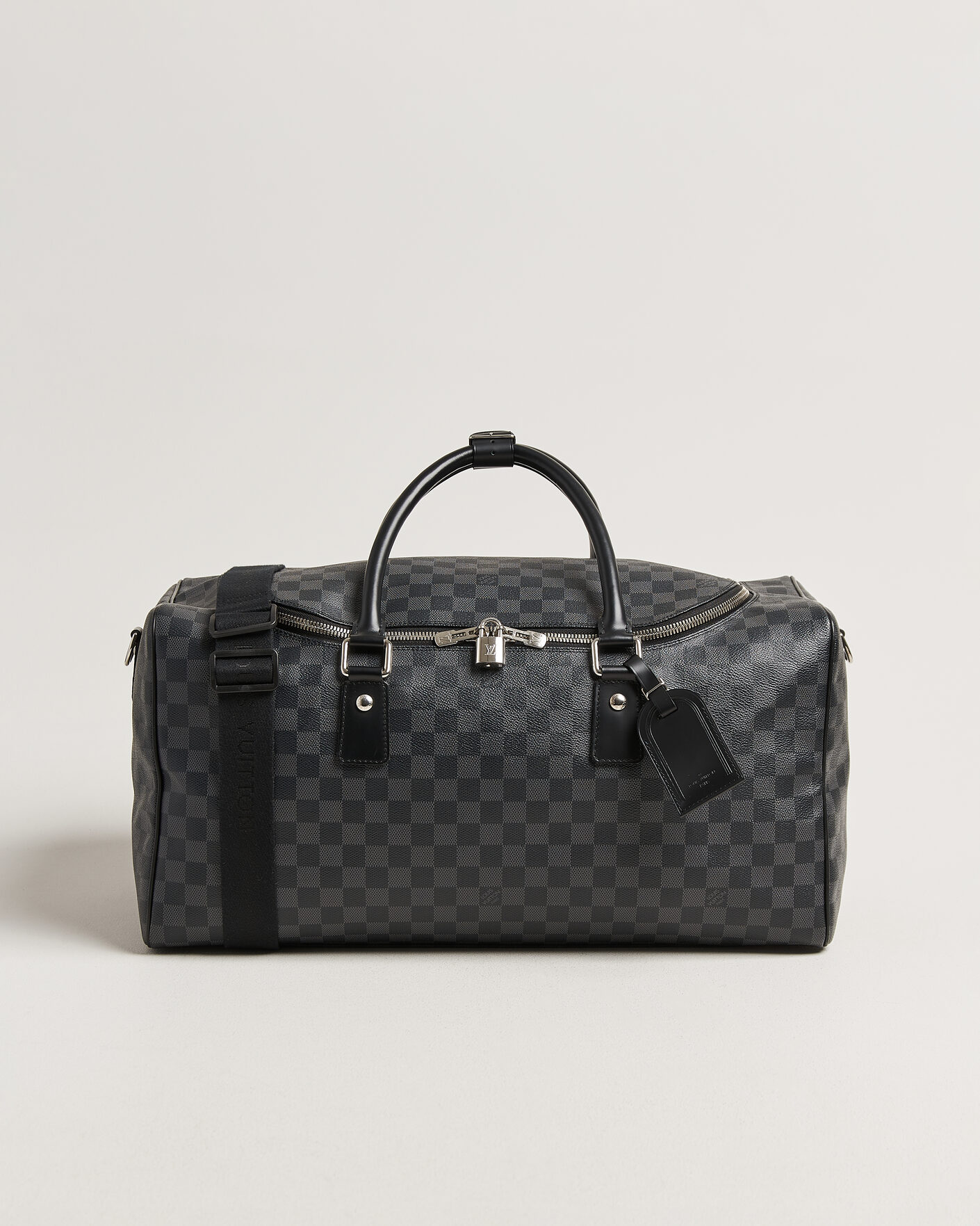 Uomini | Pre-Owned & Vintage Bags | Louis Vuitton Pre-Owned | Roadster 50 Damier Graphite