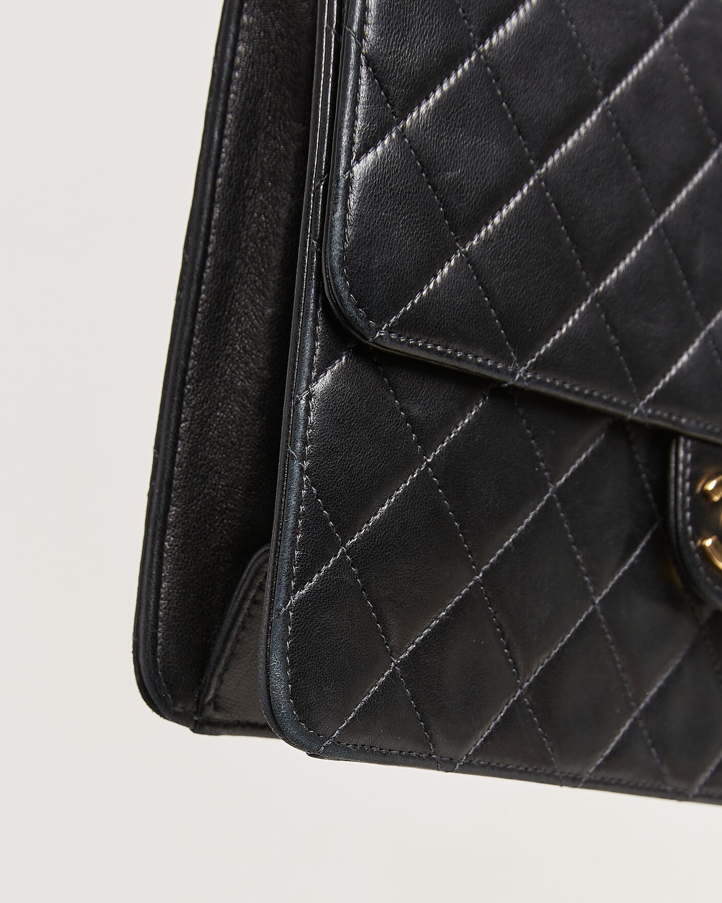 Uomini | Pre-Owned & Vintage Bags | Chanel Pre-Owned | Single Flap Bag Black