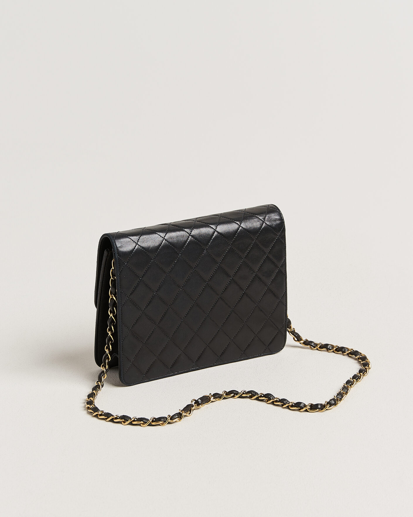 Uomini | Pre-Owned & Vintage Bags | Chanel Pre-Owned | Single Flap Bag Black