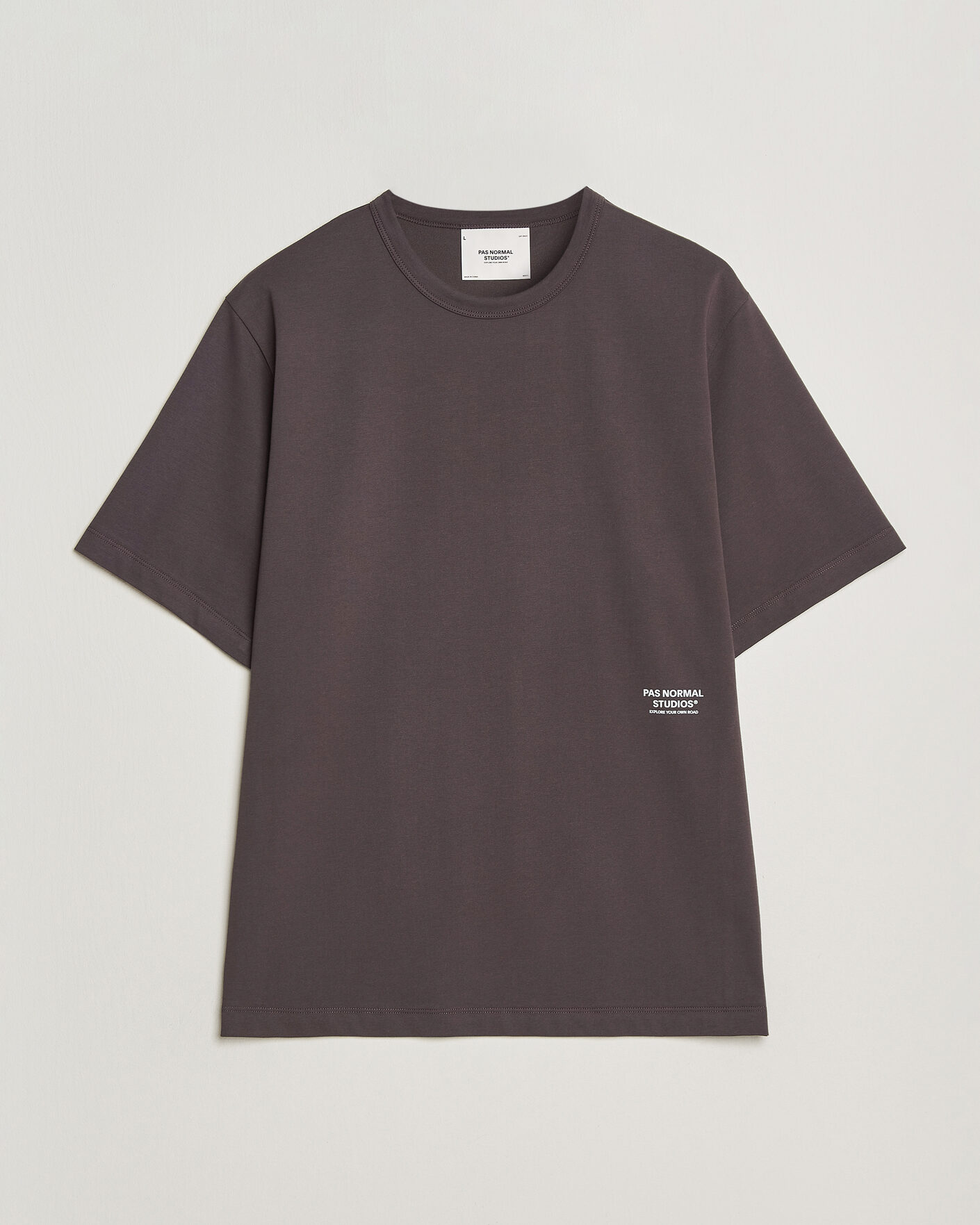Uomini | T-shirt | Pas Normal Studios | Off Race Cotton Tech T-Shirt Dark Purple