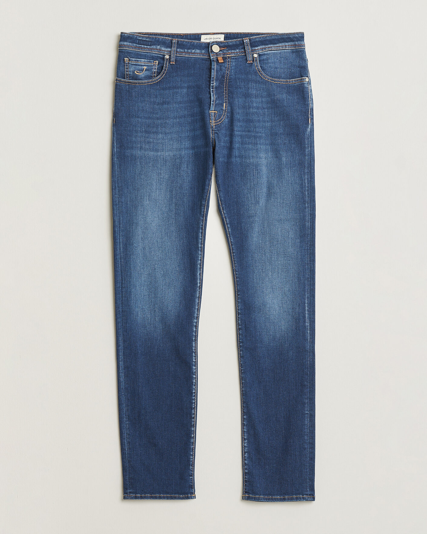 Uomini | Pantaloni | Jacob Cohën | Bard Slim Fit Super Stretch Jeans Medium Vintage