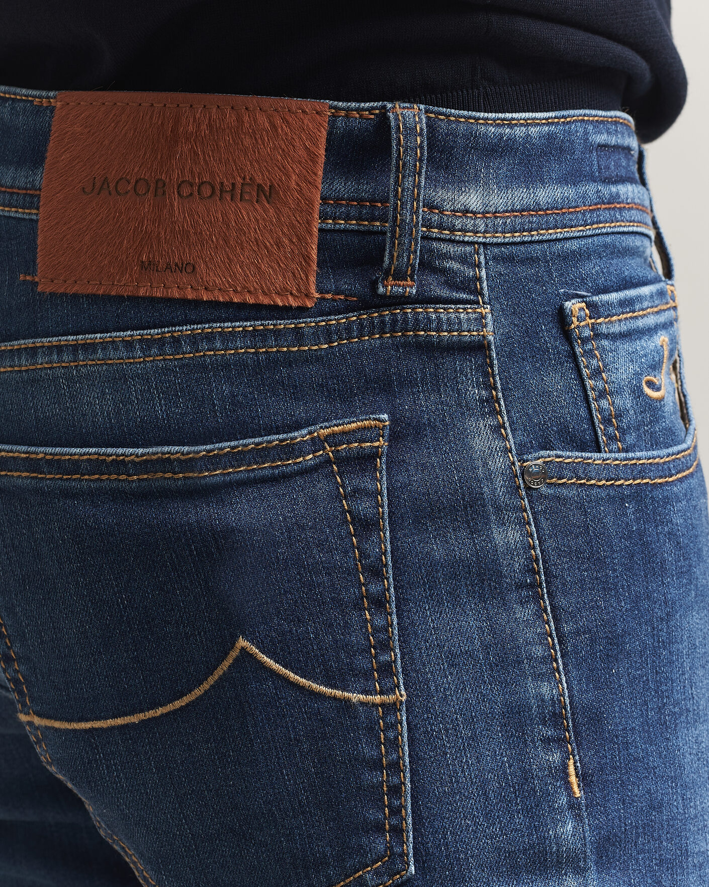 Uomini | Pantaloni | Jacob Cohën | Bard Slim Fit Super Stretch Jeans Medium Vintage