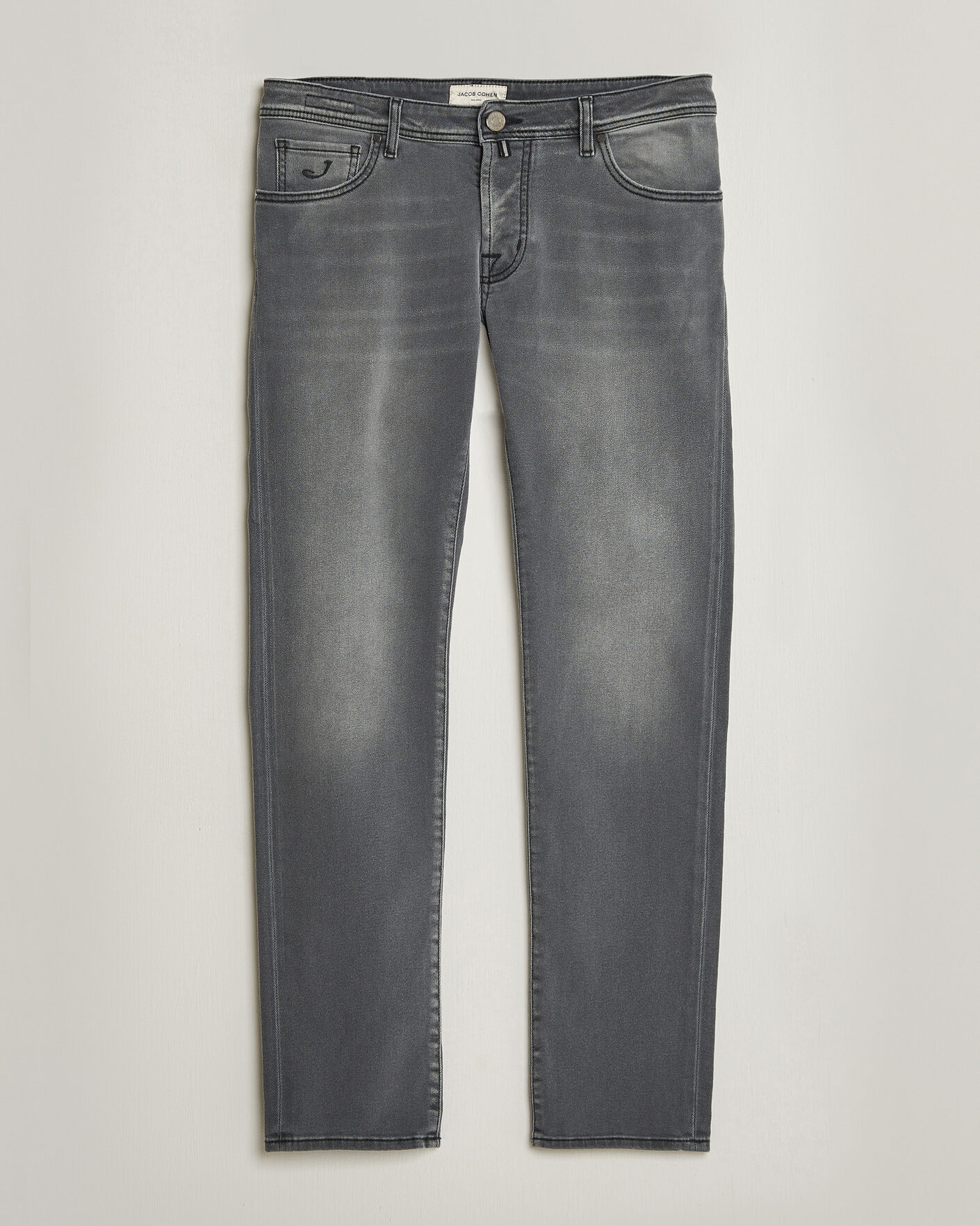 Uomini | Pantaloni | Jacob Cohën | Nick Slim Fit Power Stretch Jeans Light Black Wash