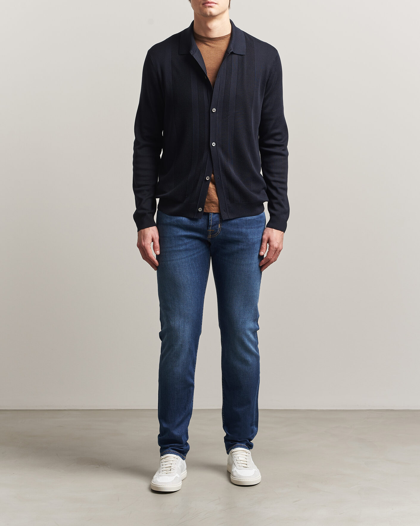 Uomini | Pantaloni | Jacob Cohën | Nick Slim Fit Super Stretch Jeans Medium Vintage