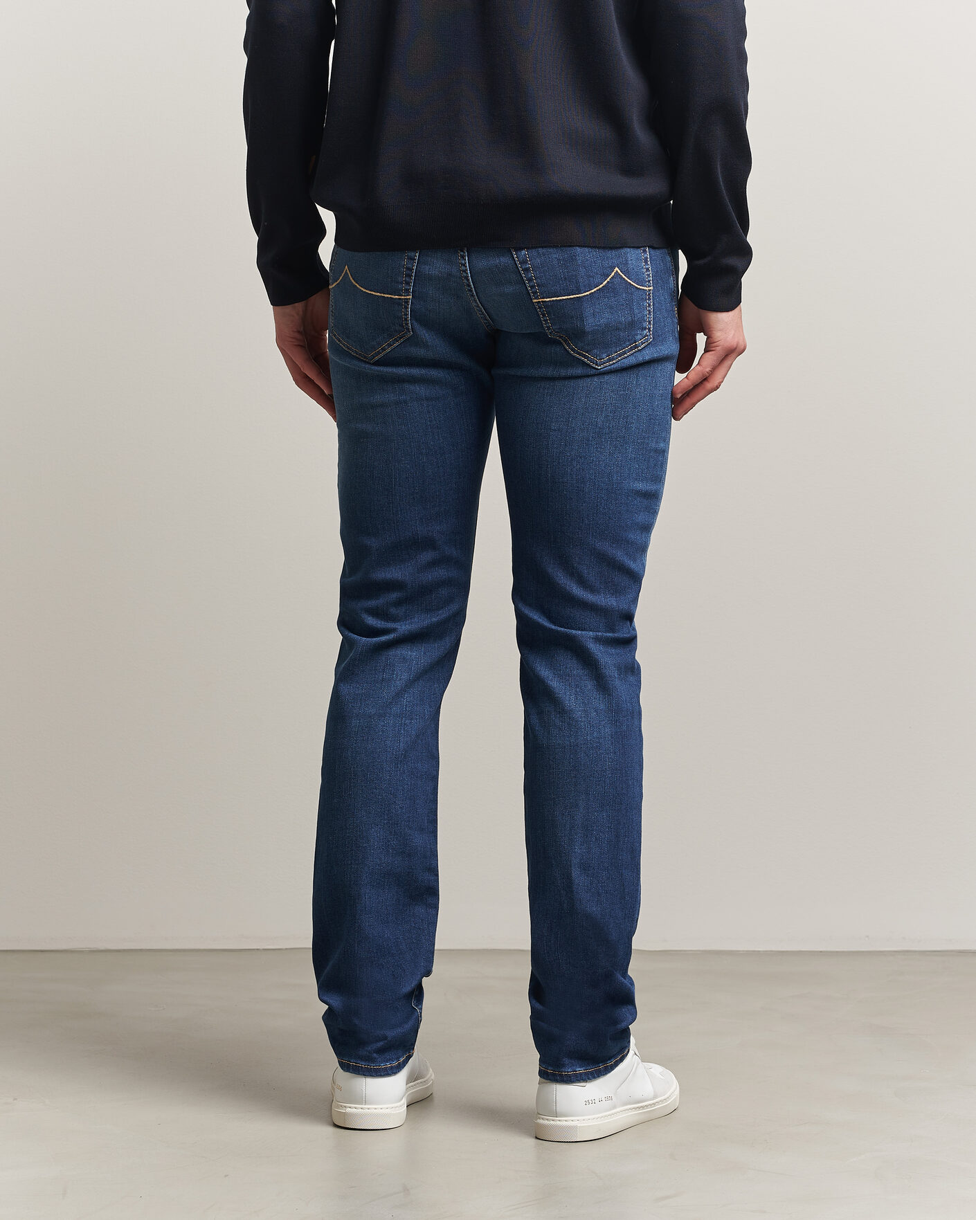 Uomini | Pantaloni | Jacob Cohën | Nick Slim Fit Super Stretch Jeans Medium Vintage