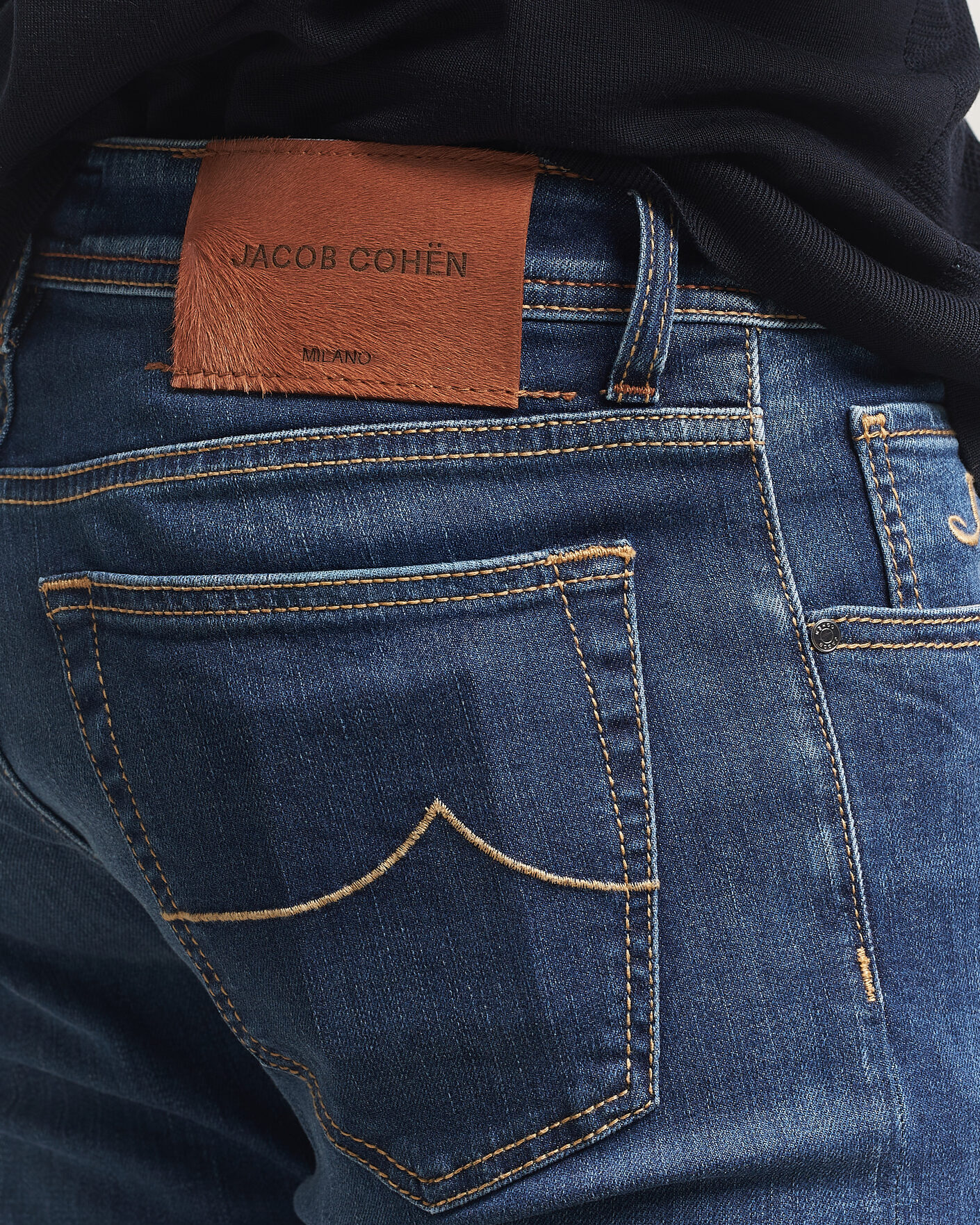 Uomini | Pantaloni | Jacob Cohën | Nick Slim Fit Super Stretch Jeans Medium Vintage