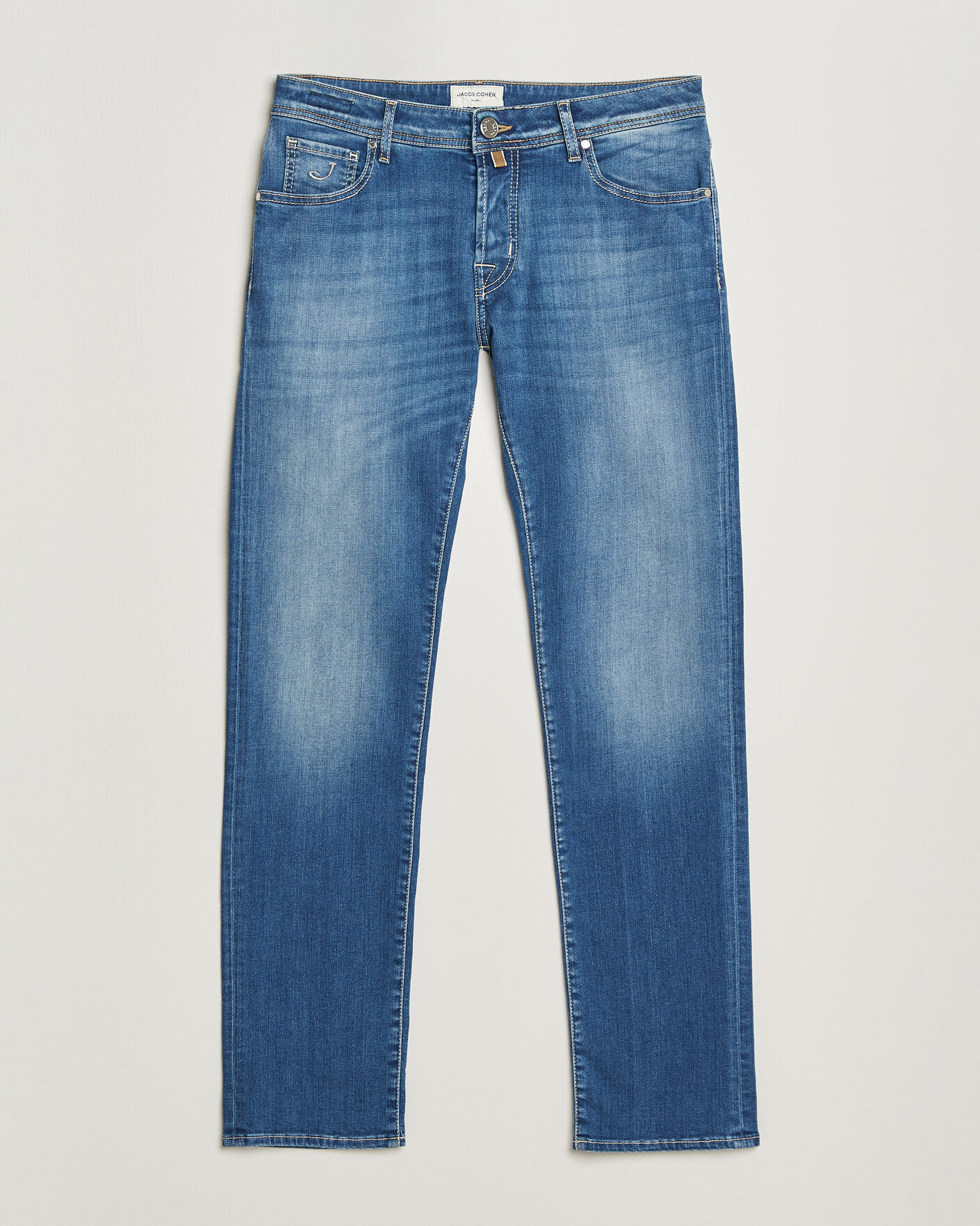 Uomini | Pantaloni | Jacob Cohën | Nick Slim Fit Super Stretch Jeans Light Vintage