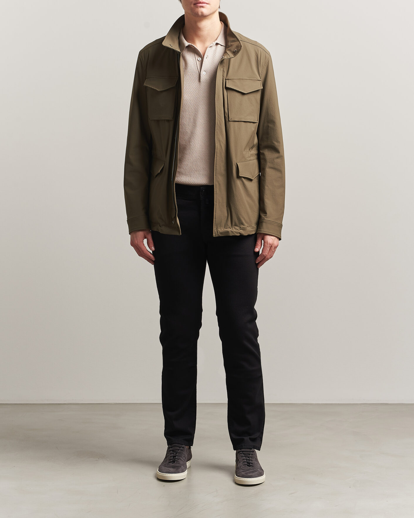 Uomini | Pantaloni | Jacob Cohën | Nick Slim Fit Stretch Stay Black Jeans Rinse Wash