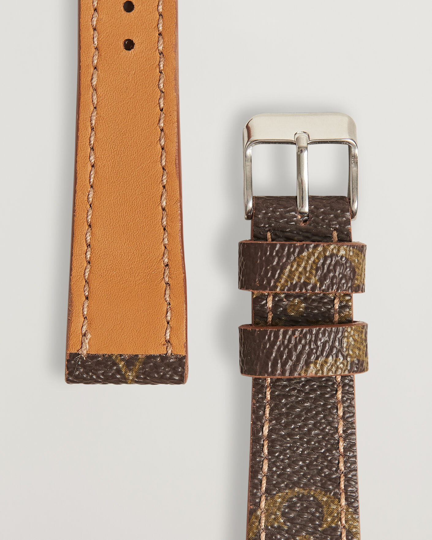 Uomini | Cinturini per orologi | Care with Carl | Watch Strap Remade Louis Vuitton 20/16 mm Monogram