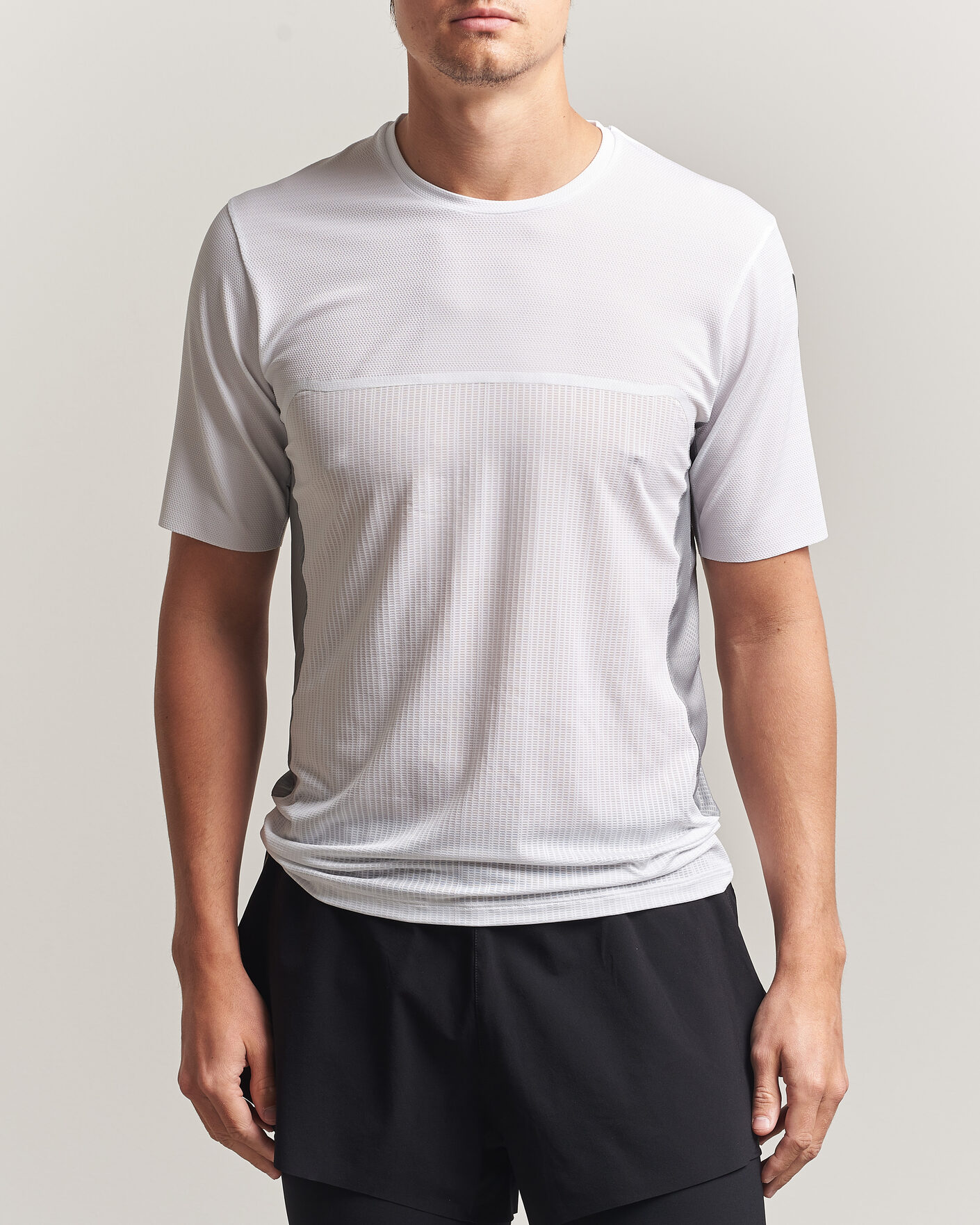 Uomini | T-shirt | SOAR Running | Hot Weather Tee White/Silver