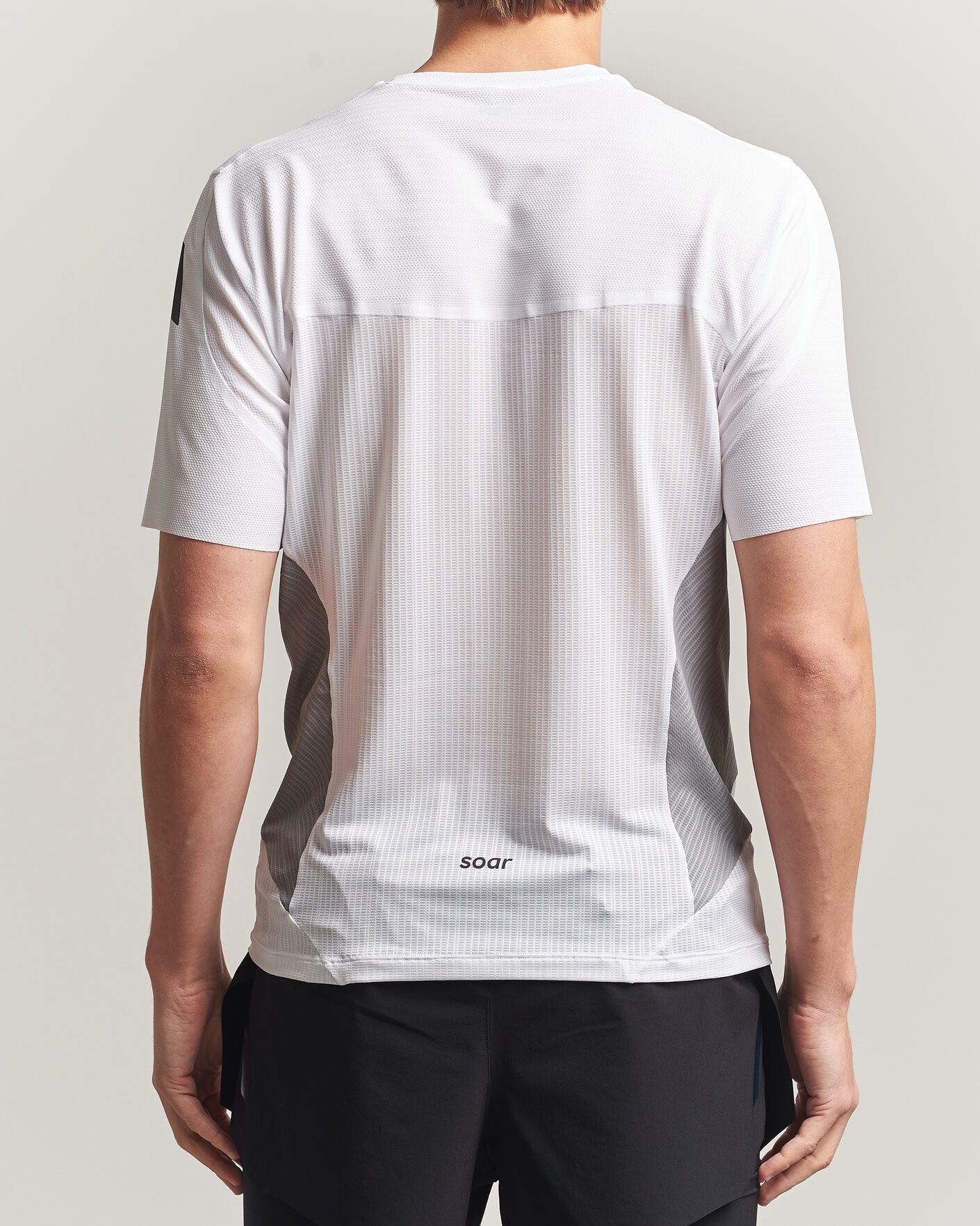 Uomini | T-shirt | SOAR Running | Hot Weather Tee White/Silver