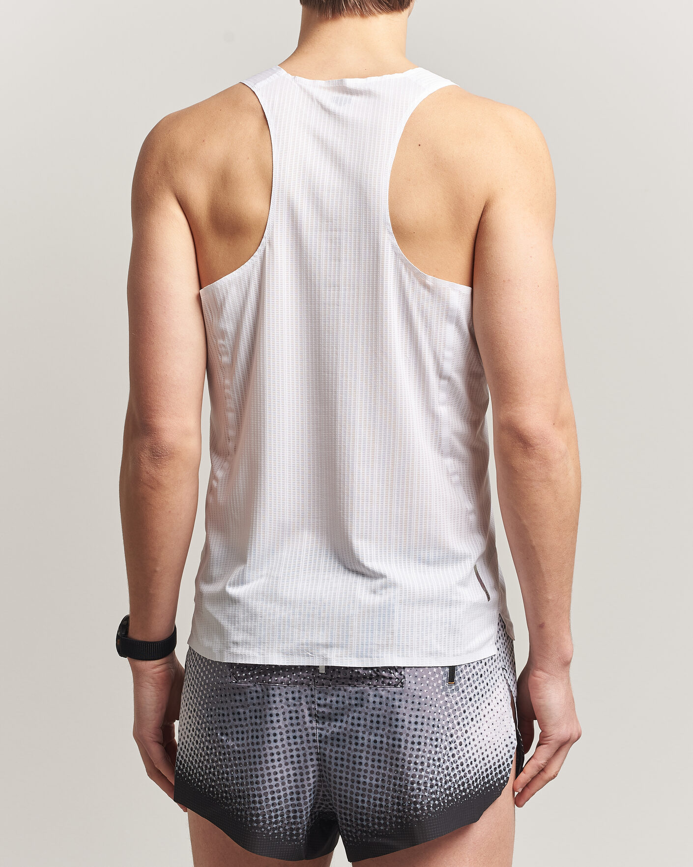Uomini | T-shirt | SOAR Running | Race Vest White