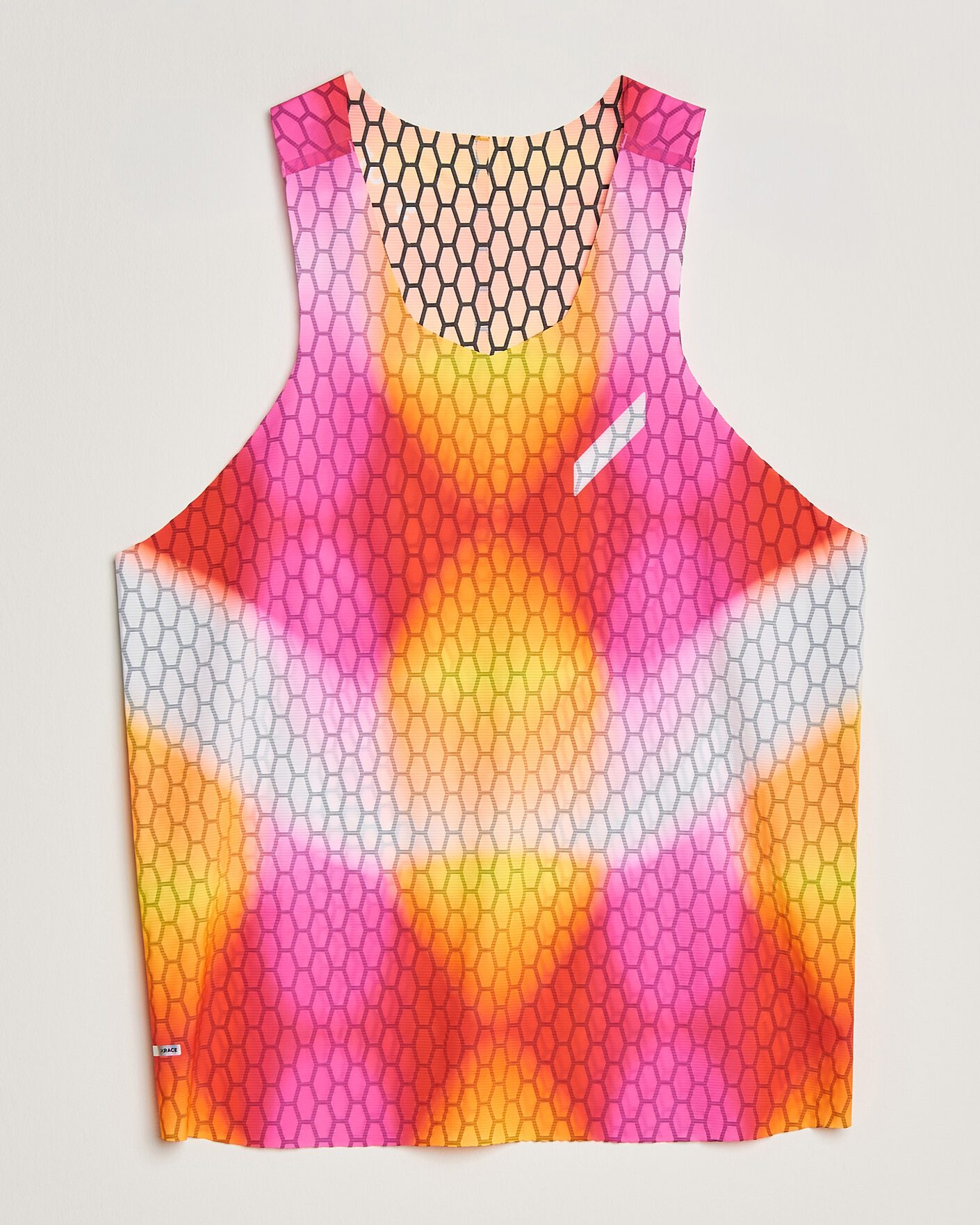 Uomini | T-shirt | SOAR Running | Graphene Race Vest Red/Orange