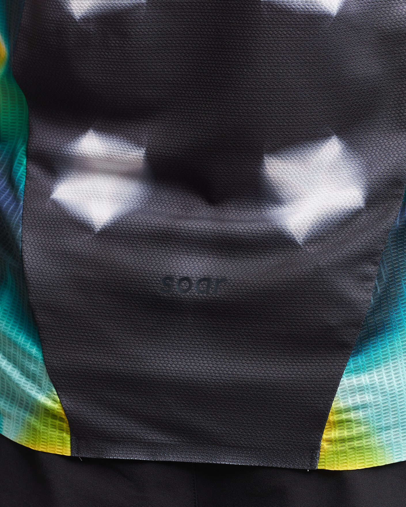 Uomini | T-shirt | SOAR Running | Trail Race Top Black/Fade Grey