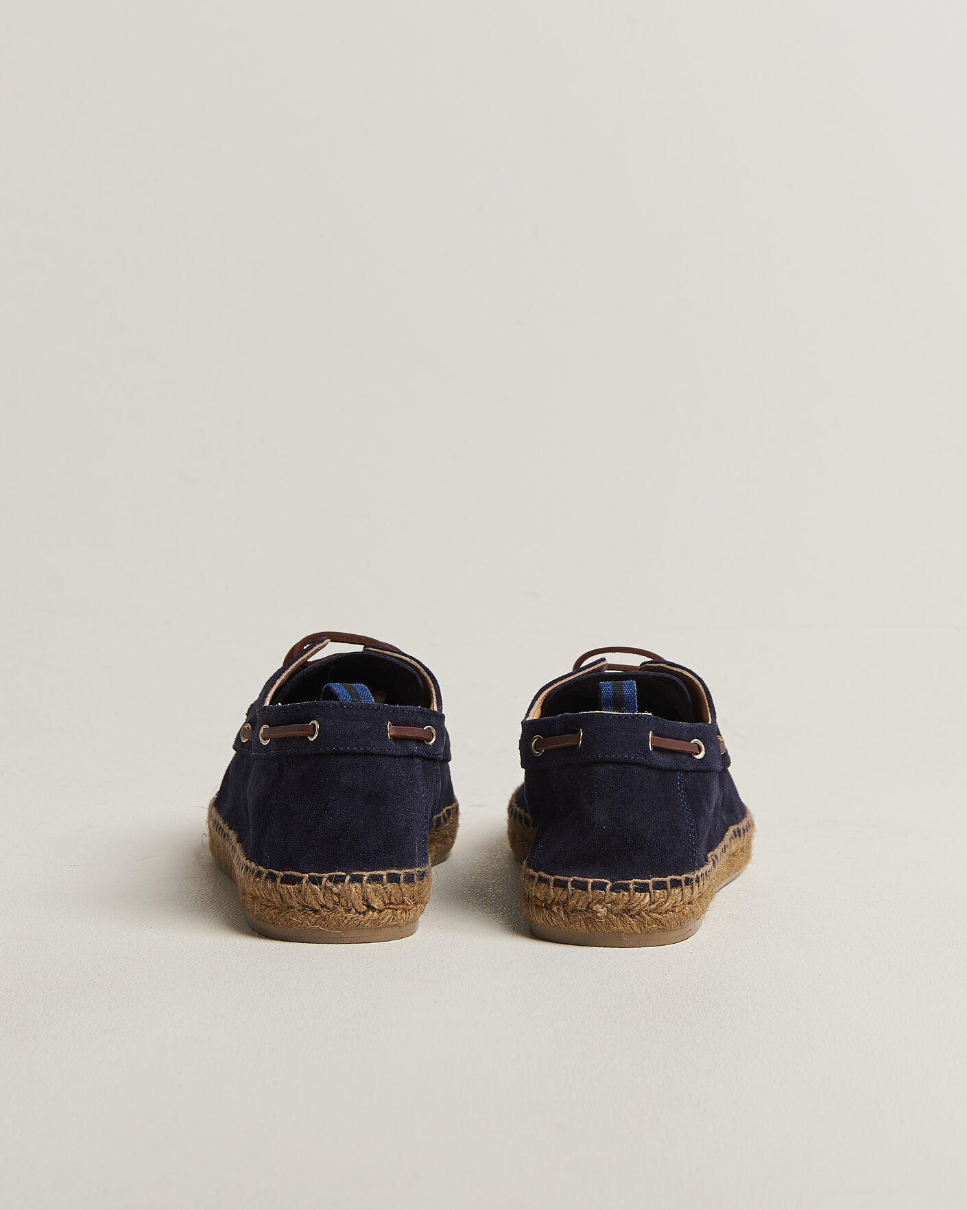 Uomini | Espadrillas | Castañer | Nemo Casual Suede Boat Shoe Azul Oscuro