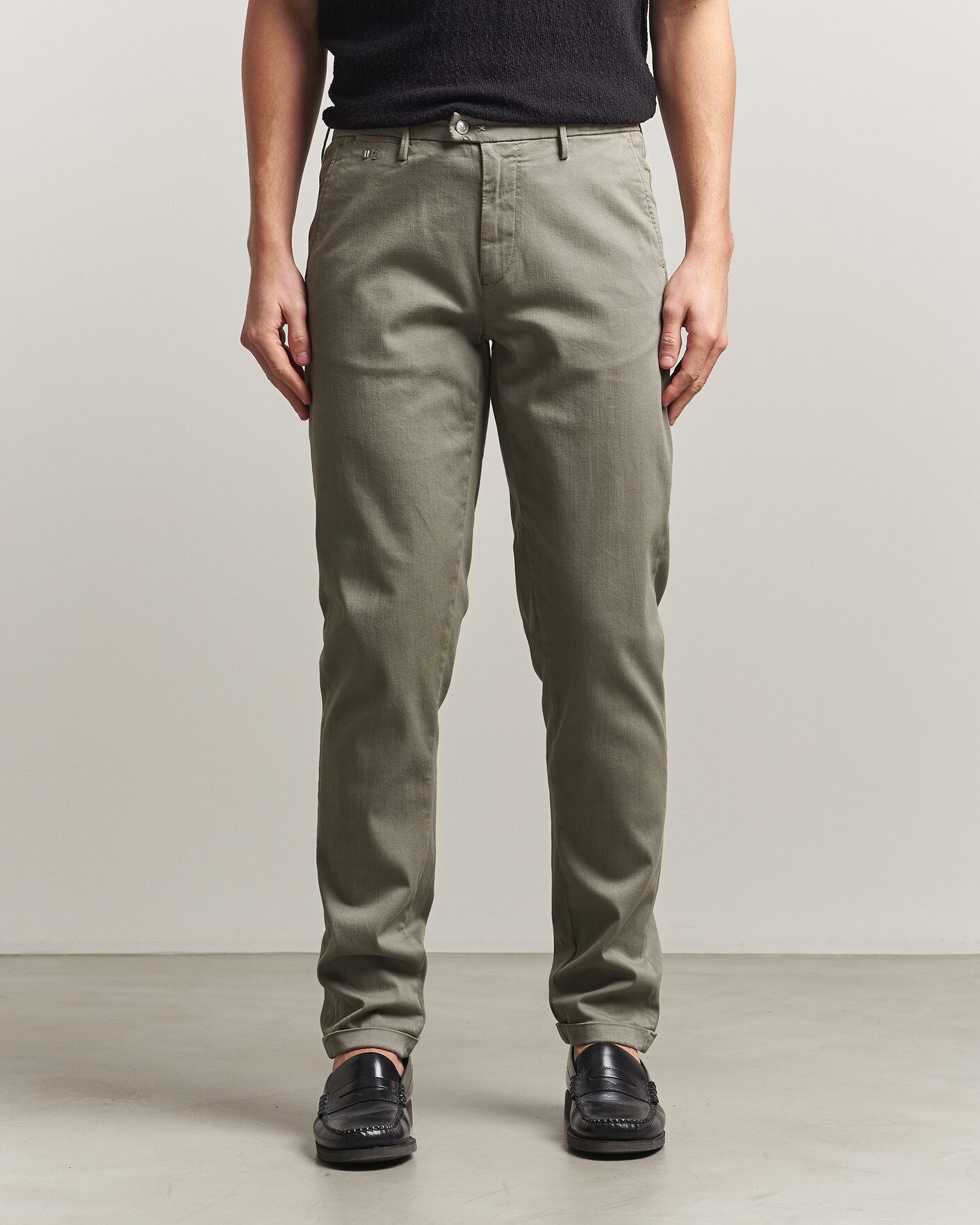 Uomini | Pantaloni | Tramarossa | Luis Superstrech Cotton Chino Aloe