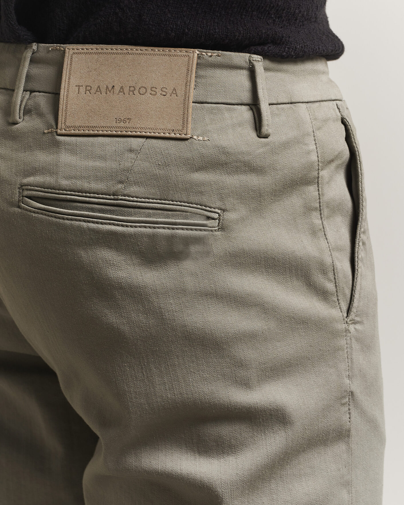 Uomini | Pantaloni | Tramarossa | Luis Superstrech Cotton Chino Aloe