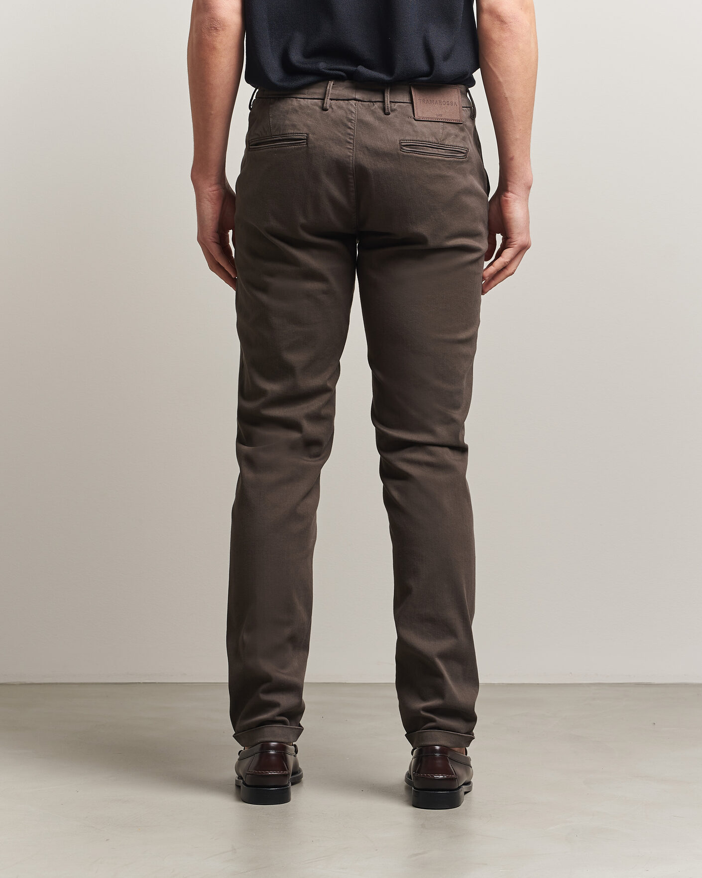 Uomini | Pantaloni | Tramarossa | Luis Superstrech Cotton Chino Coffee