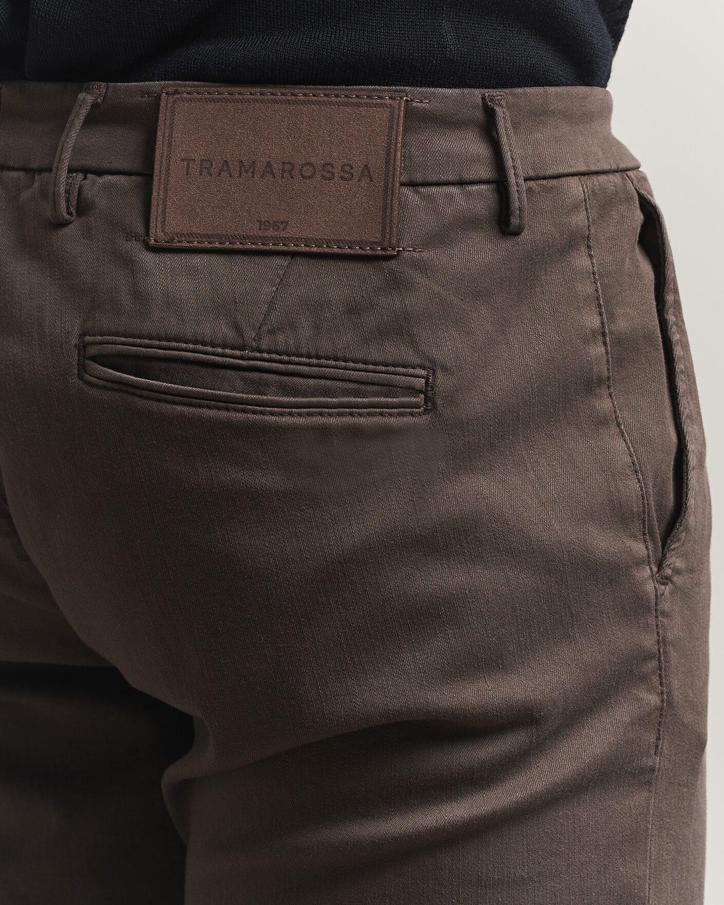 Uomini | Pantaloni | Tramarossa | Luis Superstrech Cotton Chino Coffee