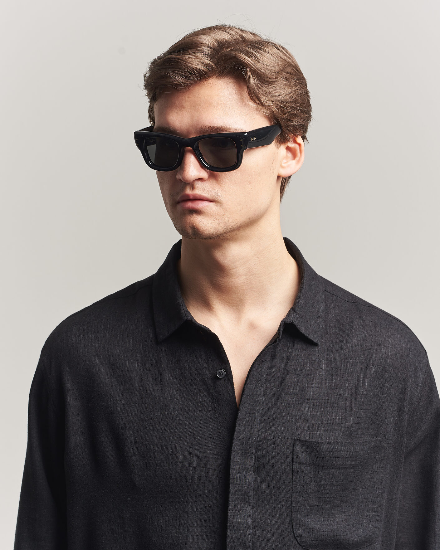 Uomini | Occhiali da sole | Ray-Ban | Wayfarer Puffer Sunglasses Black