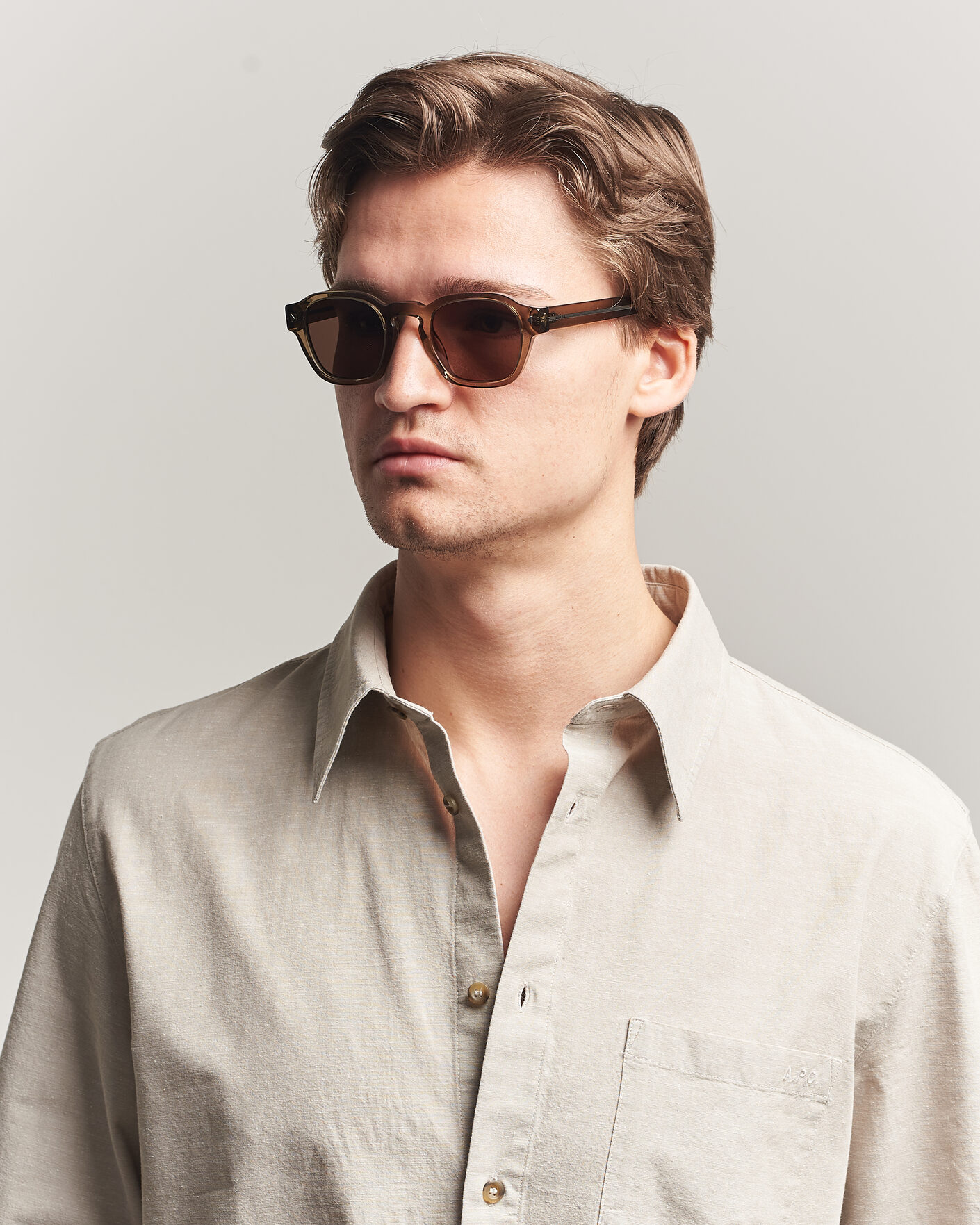 Uomini | Occhiali da sole | Prada Eyewear | 0PR A16S Sunglasses Transparent Terra