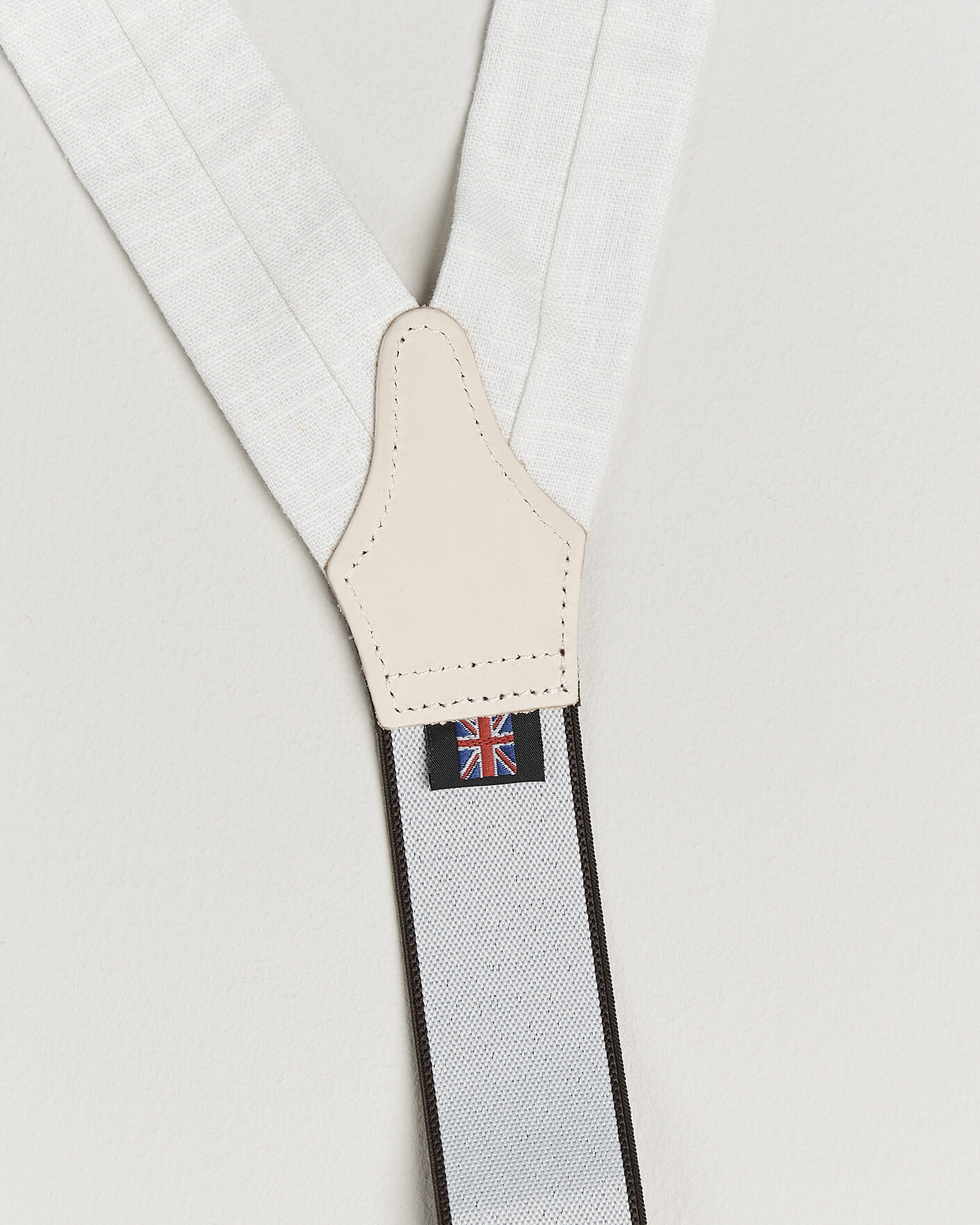 Uomini | Bretelle | Albert Thurston | Linen Braces Ivory