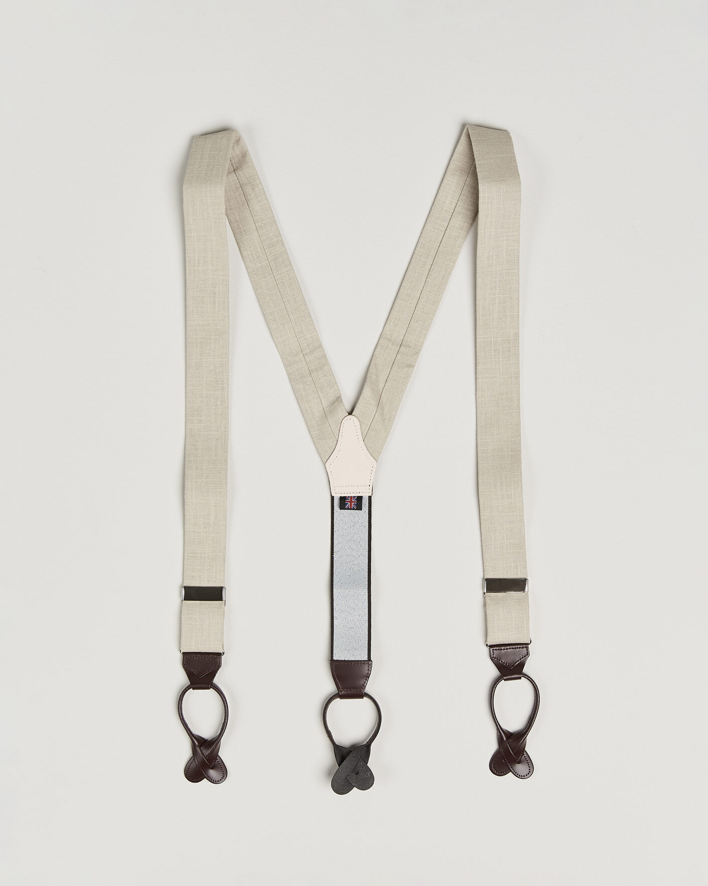 Uomini | Bretelle | Albert Thurston | Linen Braces Natural