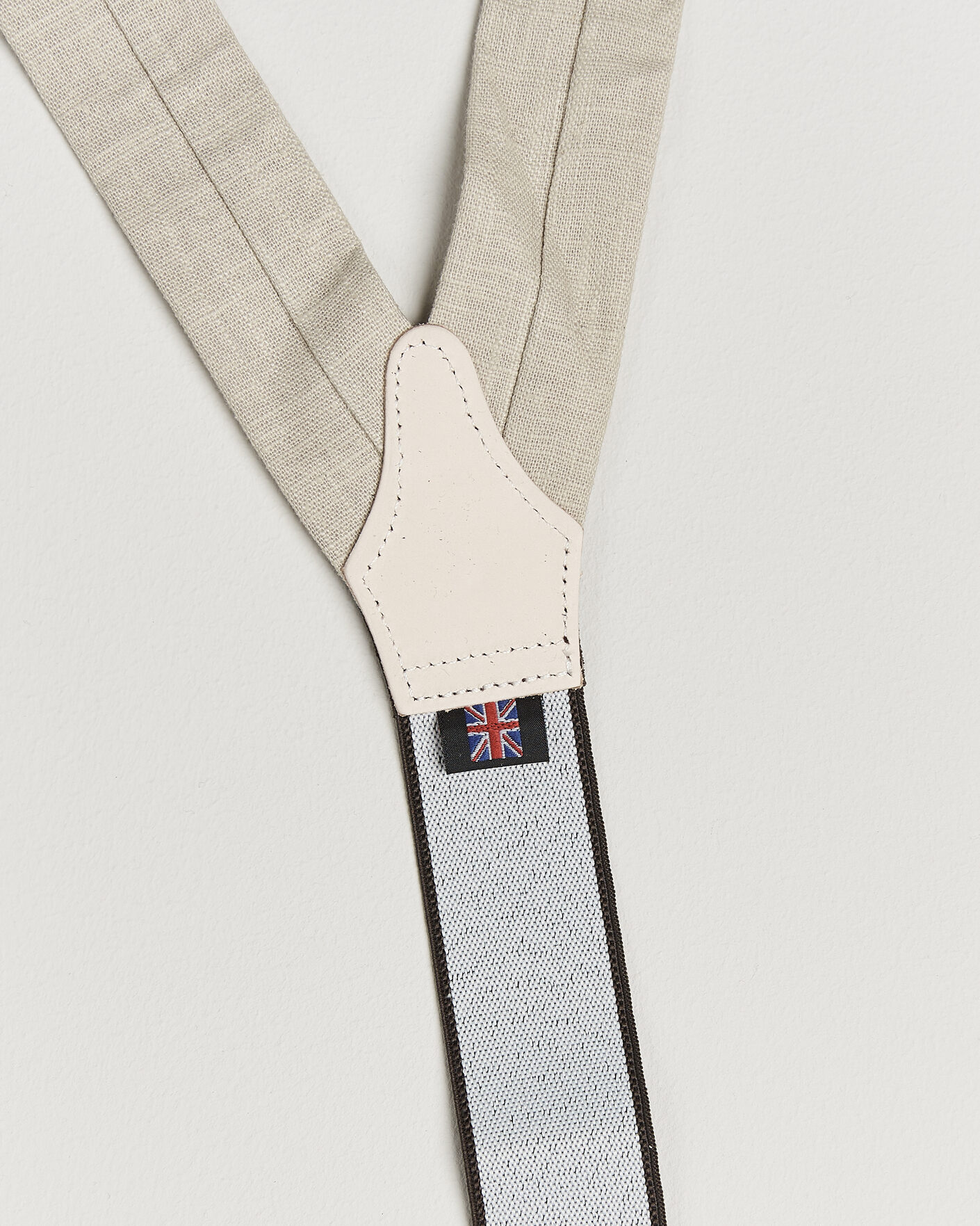 Uomini | Bretelle | Albert Thurston | Linen Braces Natural