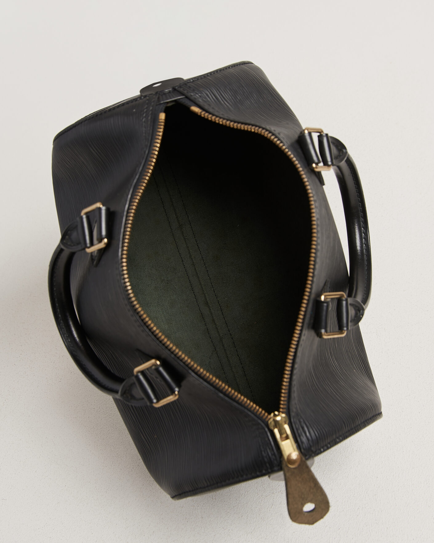 Uomini | Pre-Owned & Vintage Bags | Louis Vuitton Pre-Owned | Speedy 25 Epi Leather Black