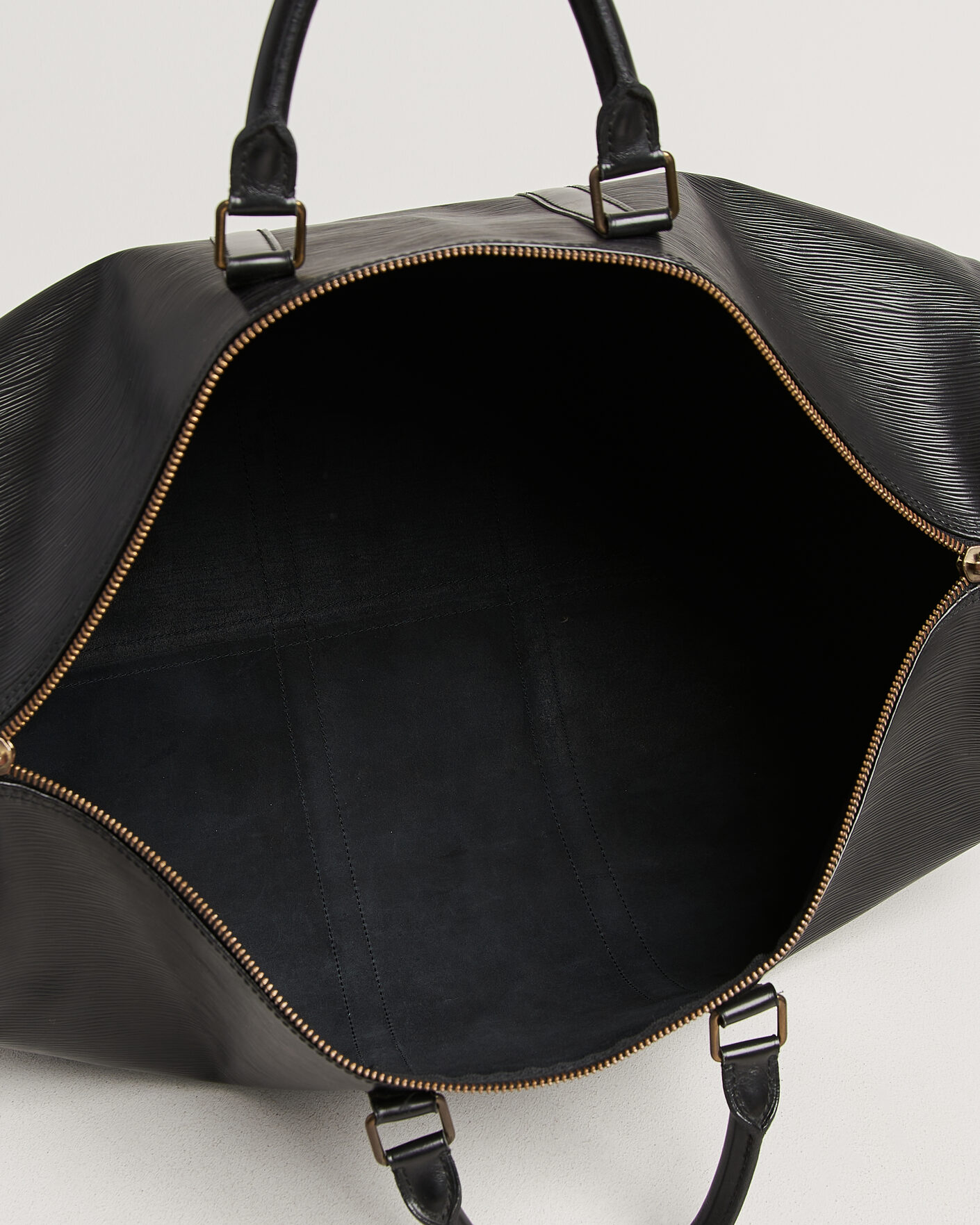 Uomini | Pre-Owned & Vintage Bags | Louis Vuitton Pre-Owned | Keepall 55 Epi Leather Black