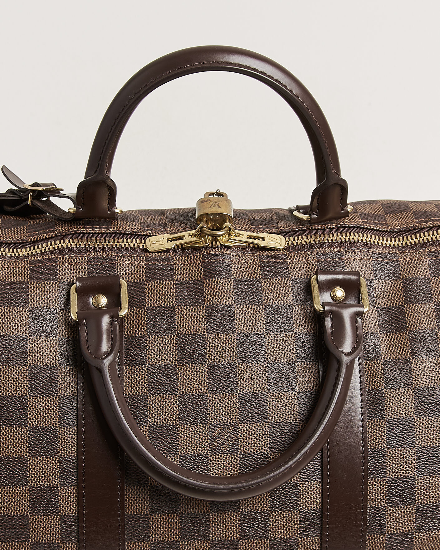 Uomini | Pre-Owned & Vintage Bags | Louis Vuitton Pre-Owned | Keepall 50 Damier Ebene