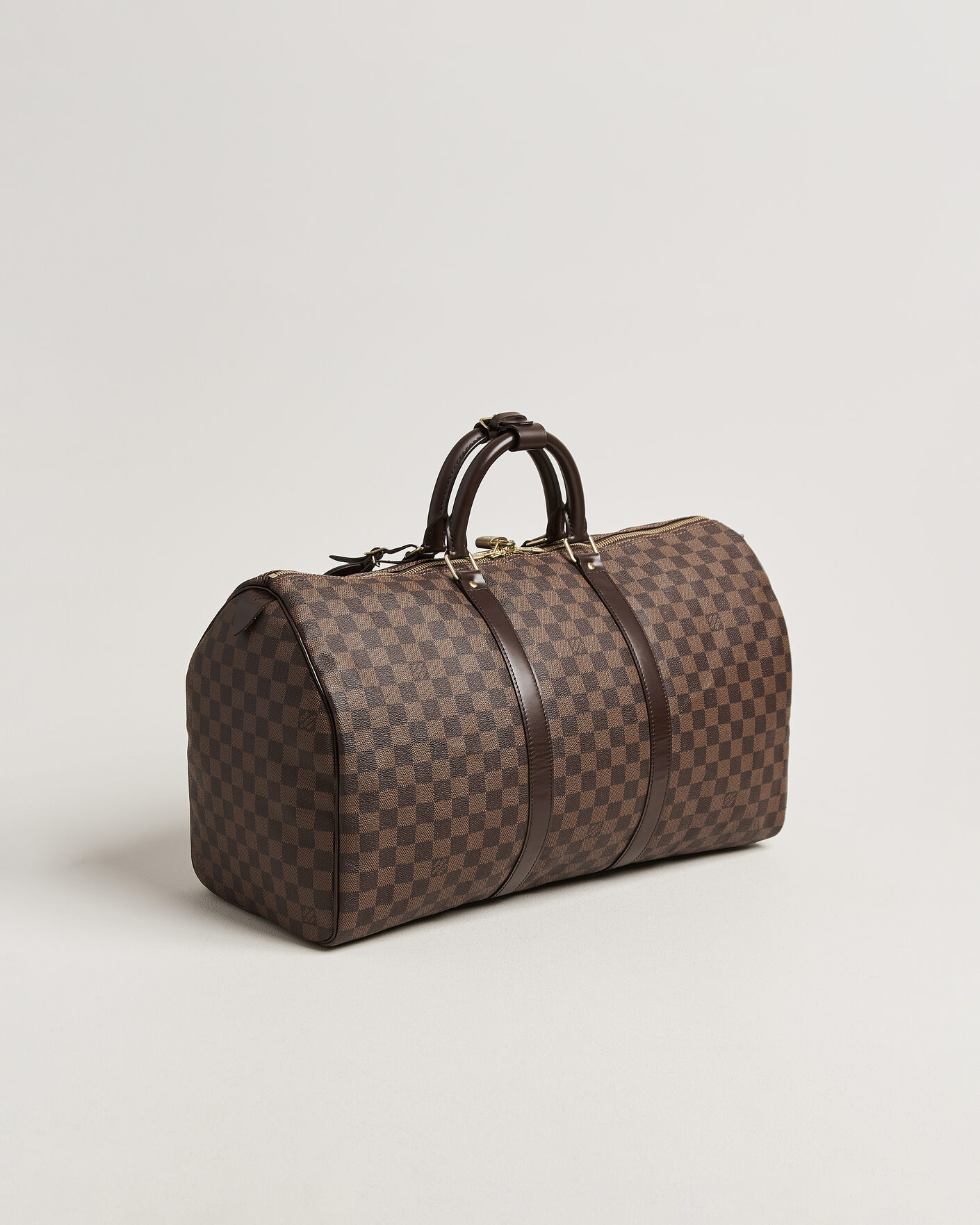 Uomini | Pre-Owned & Vintage Bags | Louis Vuitton Pre-Owned | Keepall 50 Damier Ebene