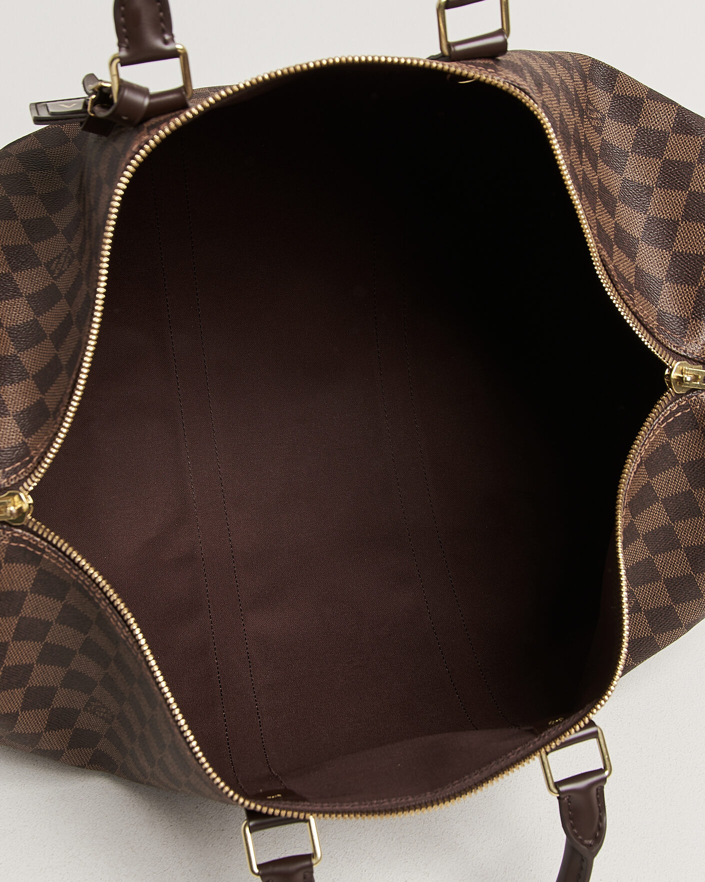 Uomini | Pre-Owned & Vintage Bags | Louis Vuitton Pre-Owned | Keepall 50 Damier Ebene