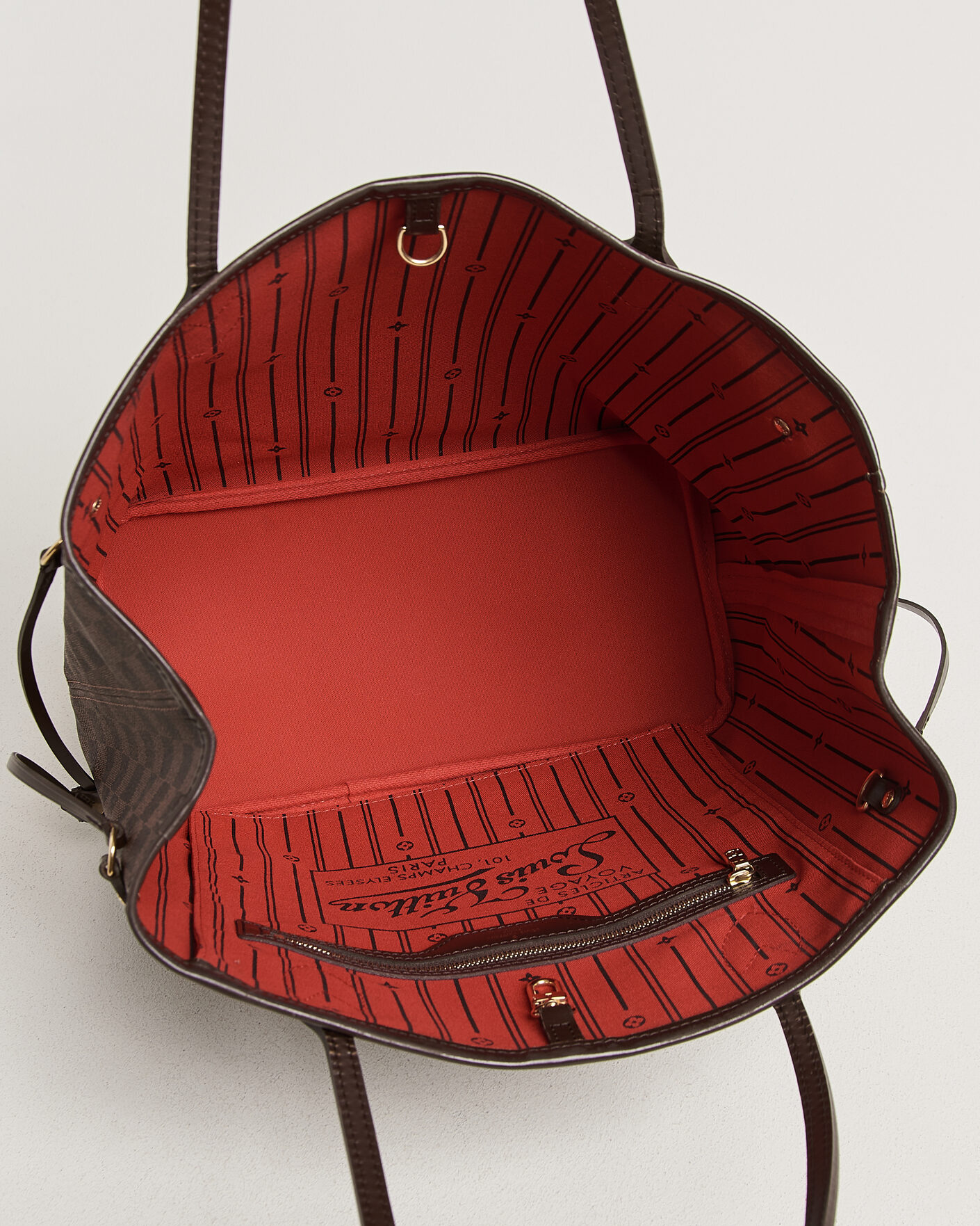 Uomini | Pre-Owned & Vintage Bags | Louis Vuitton Pre-Owned | Neverfull MM Damier Ebene