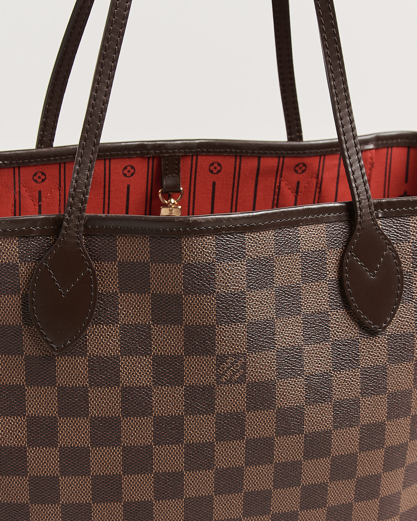 Uomini | Pre-Owned & Vintage Bags | Louis Vuitton Pre-Owned | Neverfull MM Damier Ebene