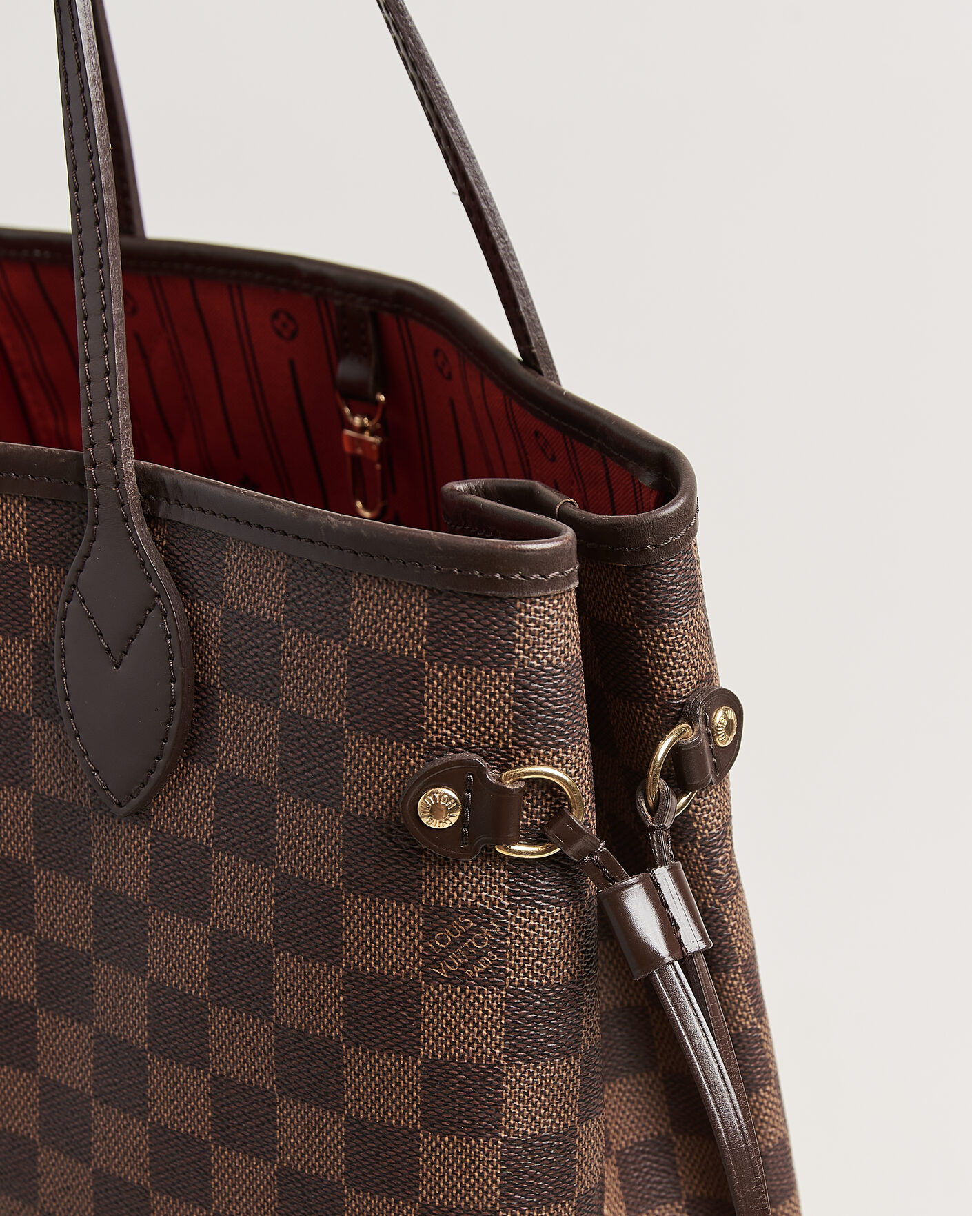 Uomini | Pre-Owned & Vintage Bags | Louis Vuitton Pre-Owned | Neverfull MM Damier Ebene