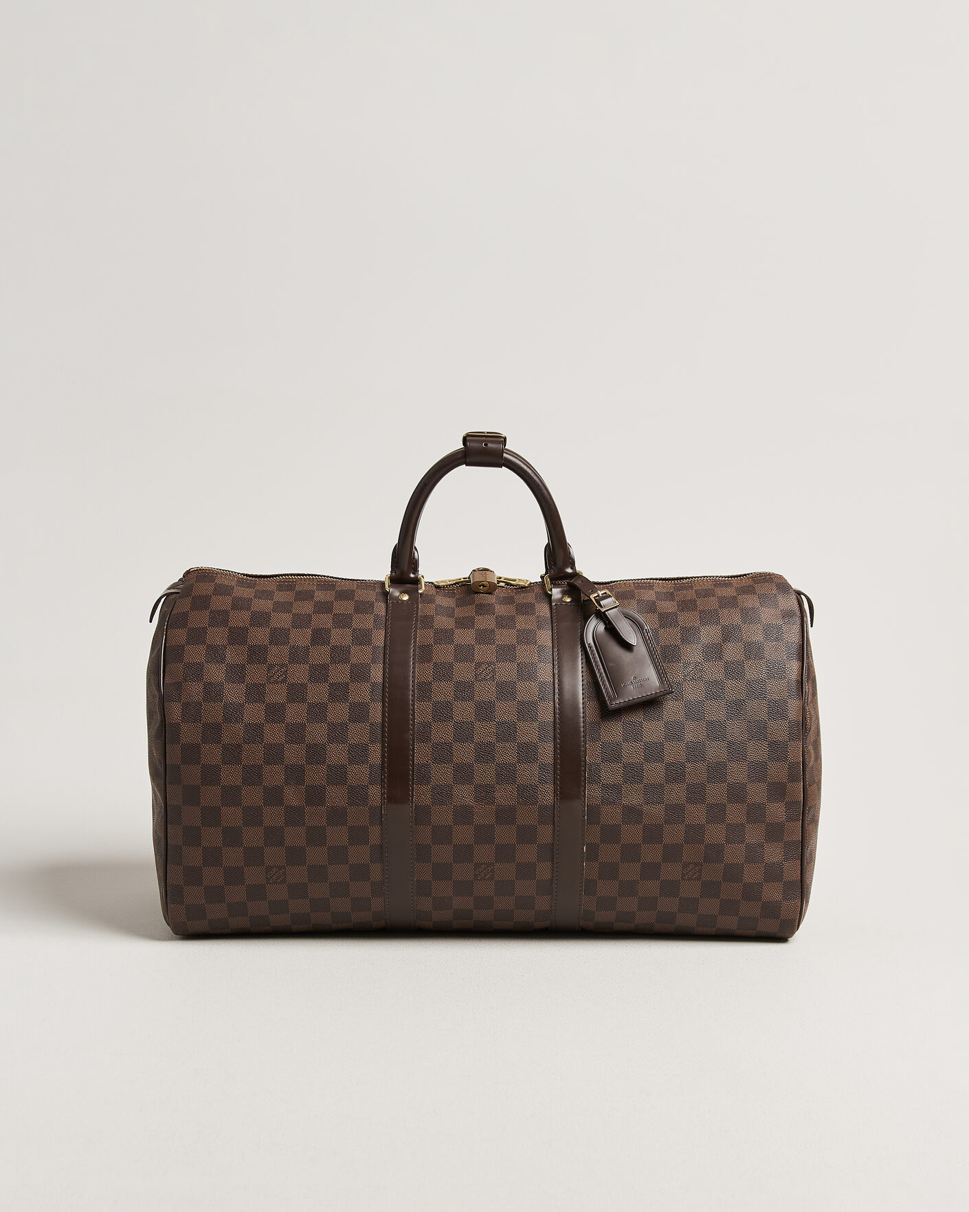 Uomini | Pre-Owned & Vintage Bags | Louis Vuitton Pre-Owned | Keepall 50 Damier Ebene