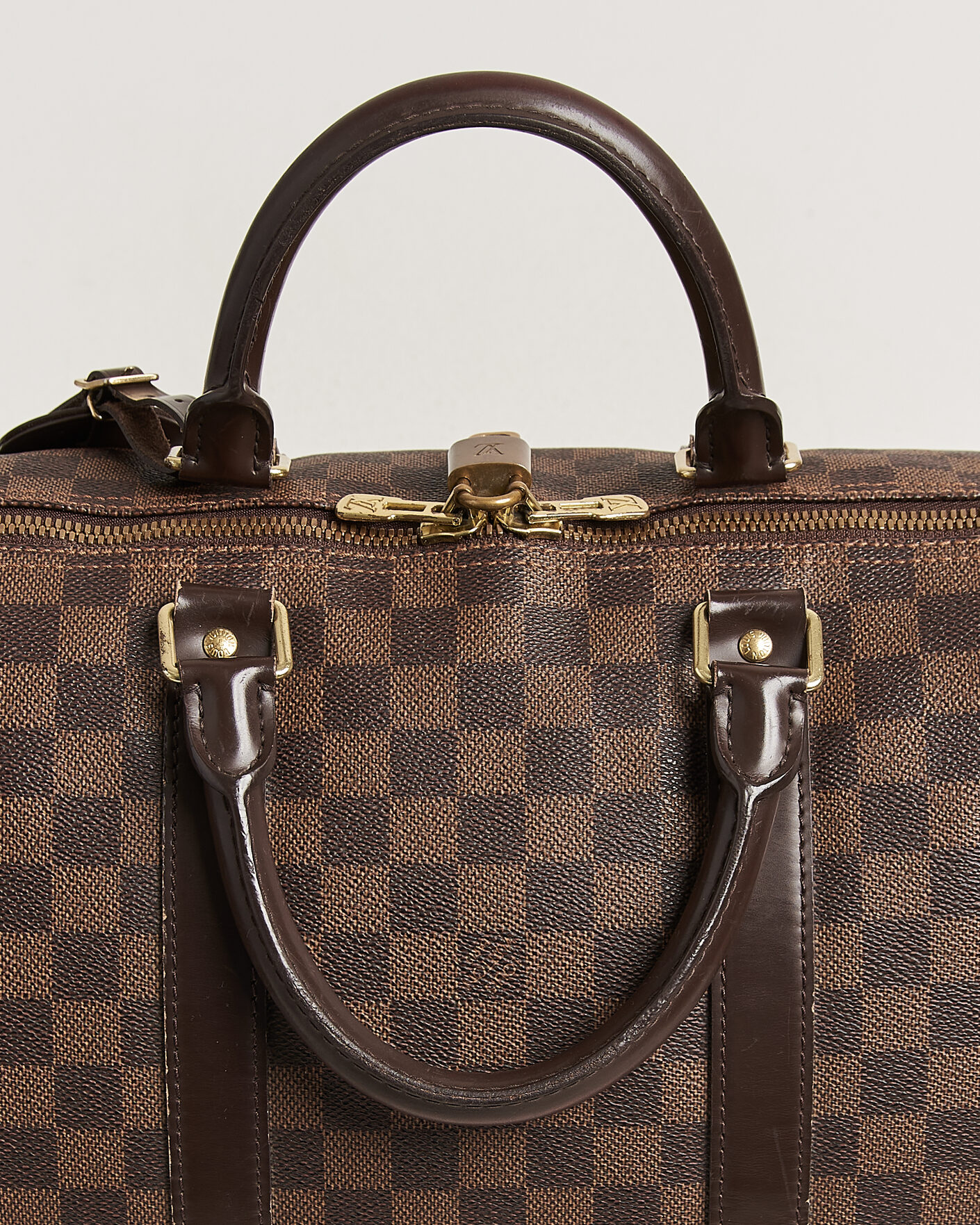 Uomini | Pre-Owned & Vintage Bags | Louis Vuitton Pre-Owned | Keepall 50 Damier Ebene