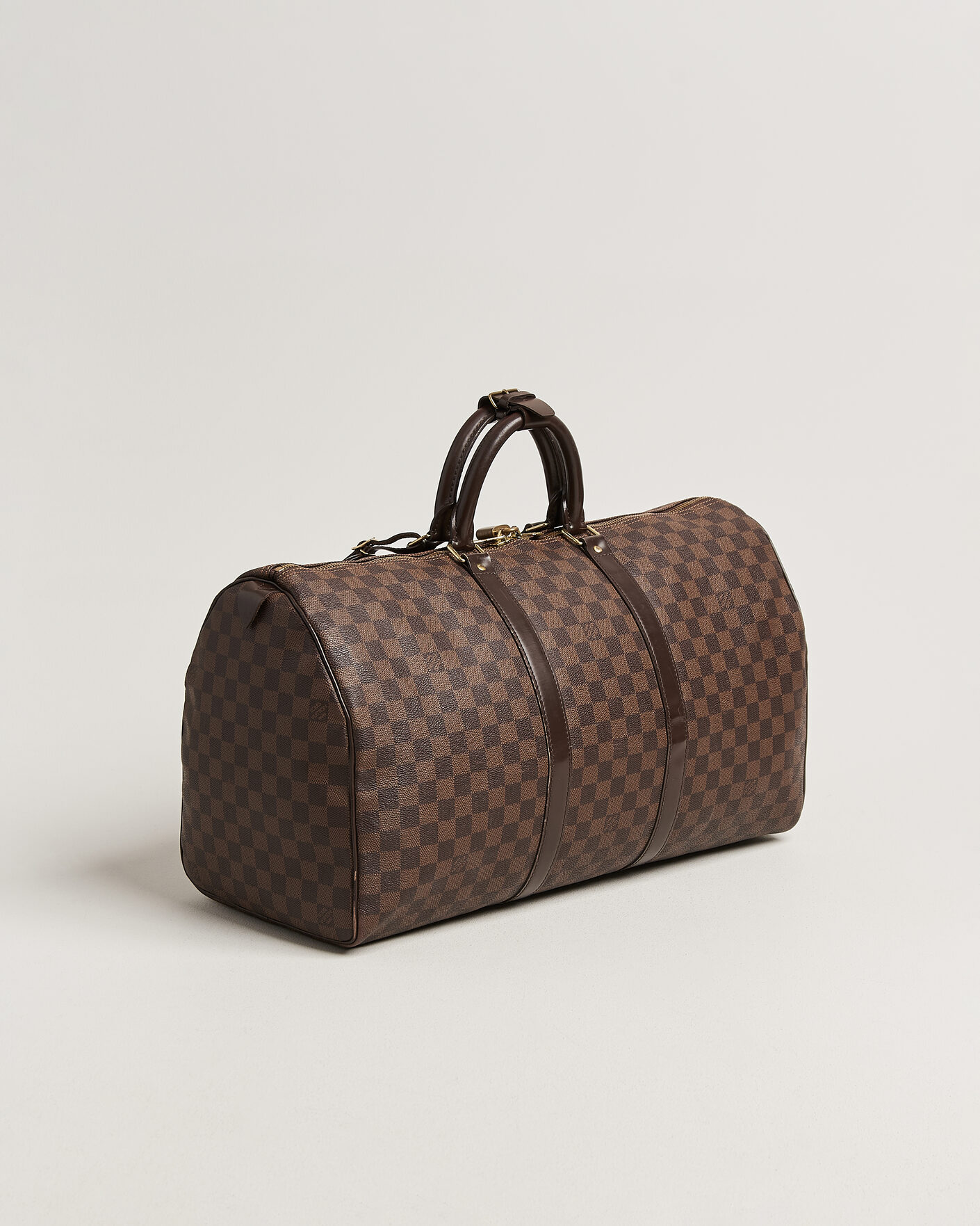 Uomini | Pre-Owned & Vintage Bags | Louis Vuitton Pre-Owned | Keepall 50 Damier Ebene