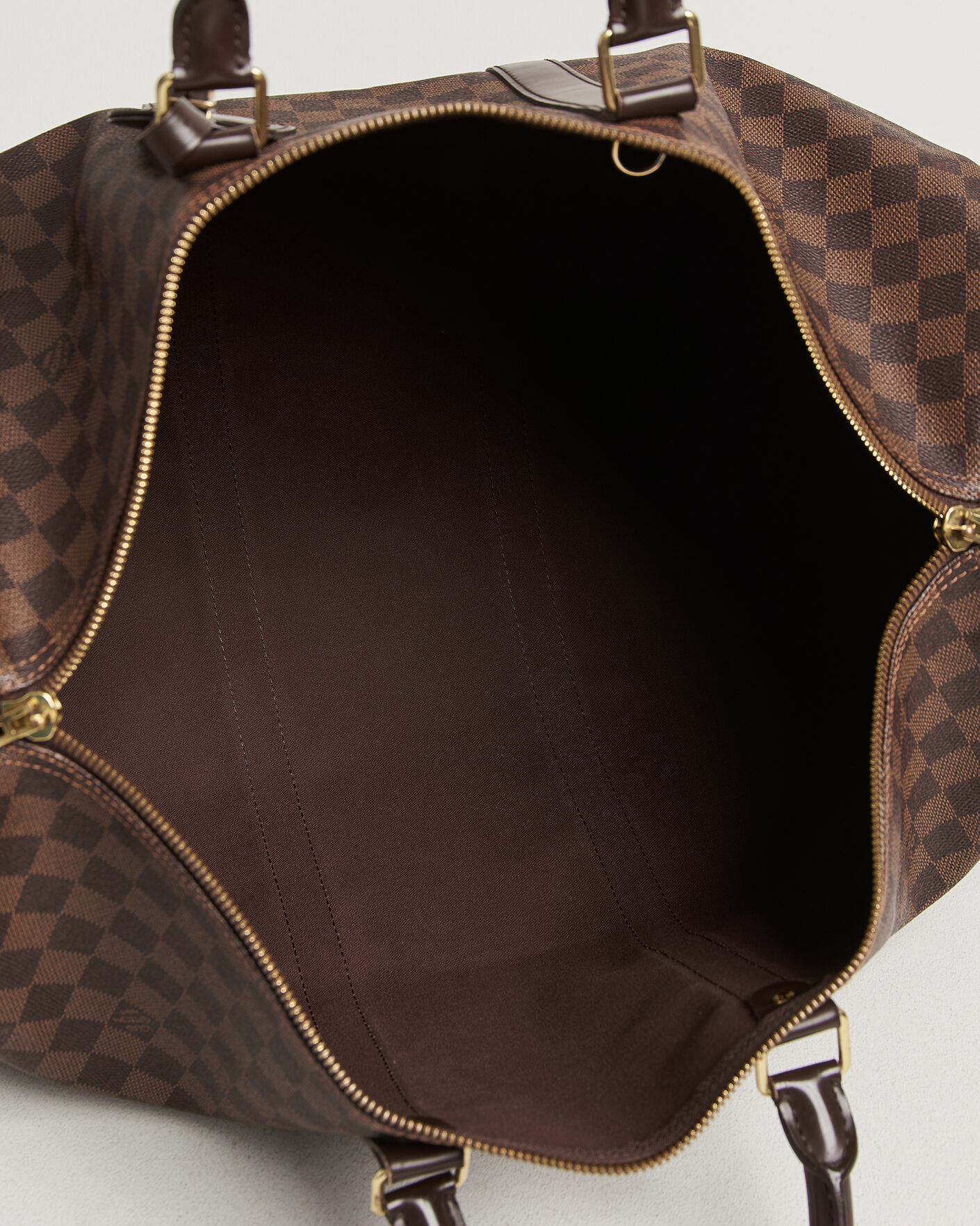 Uomini | Pre-Owned & Vintage Bags | Louis Vuitton Pre-Owned | Keepall 50 Damier Ebene