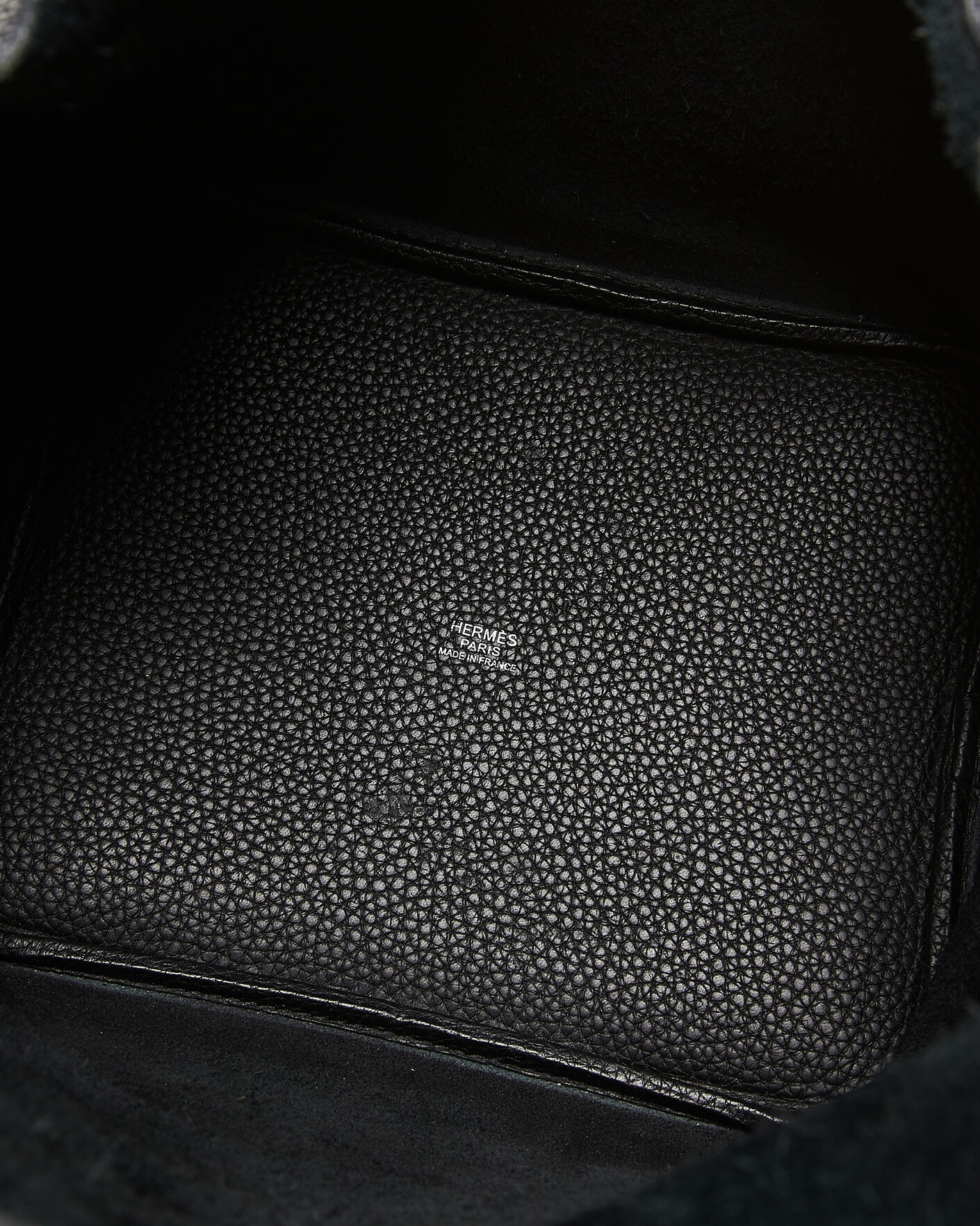 Uomini | Pre-Owned & Vintage Bags | Hermès Pre-Owned | Picotin Lock 22 Taurillon Clemence Leather Black