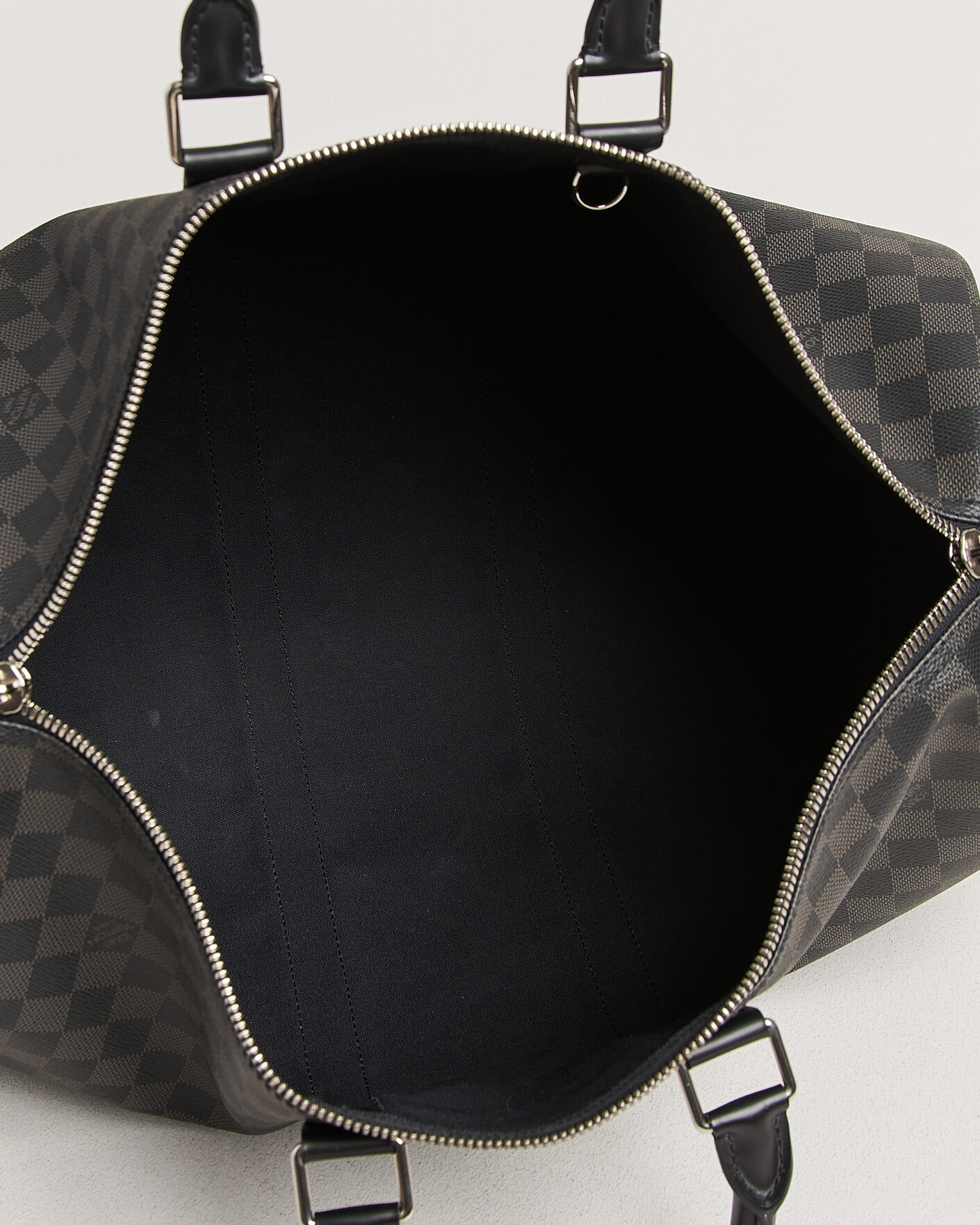 Uomini | Pre-Owned & Vintage Bags | Louis Vuitton Pre-Owned | Keepall Bandouliére 45 Damier Graphite