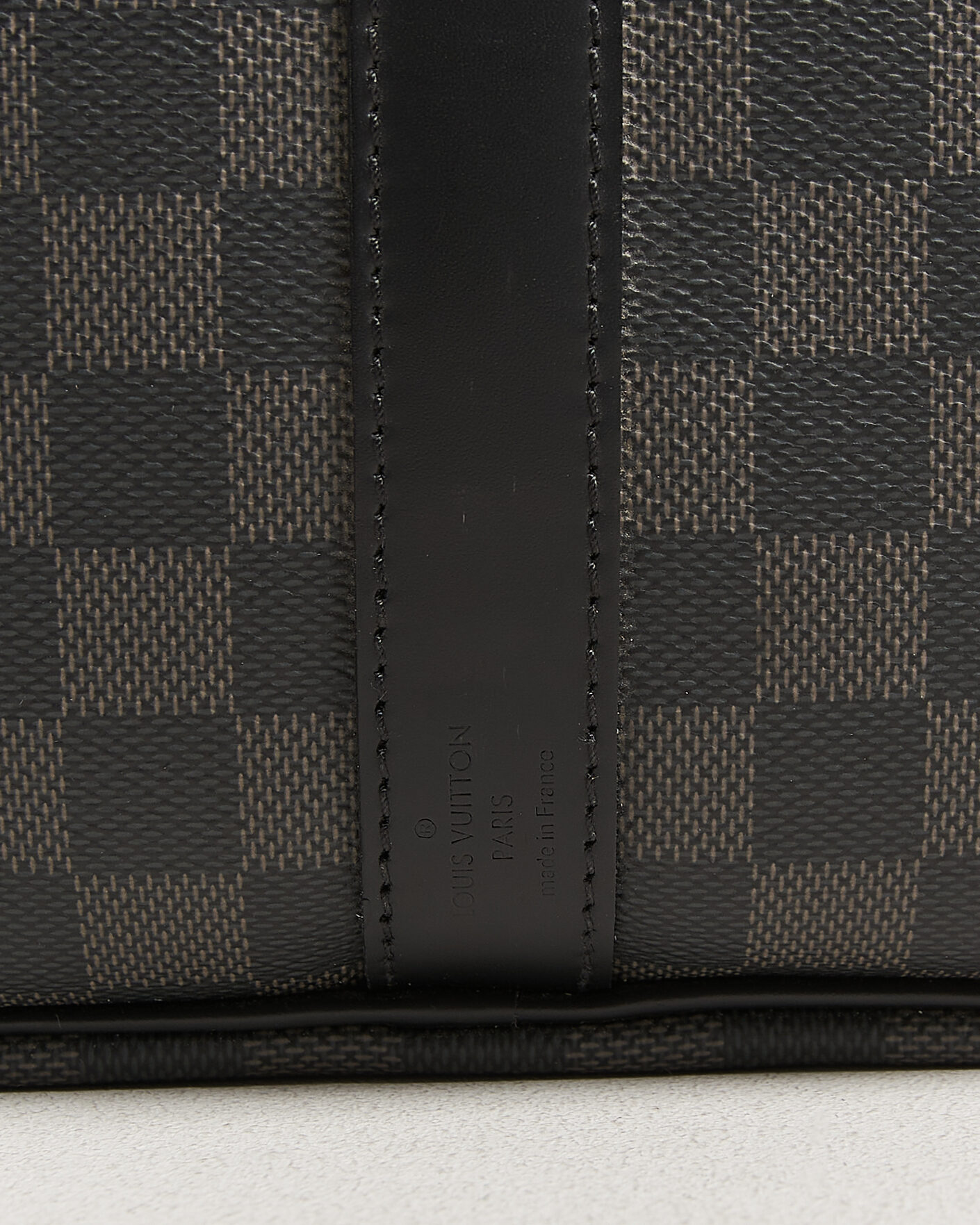 Uomini | Pre-Owned & Vintage Bags | Louis Vuitton Pre-Owned | Keepall Bandouliére 45 Damier Graphite