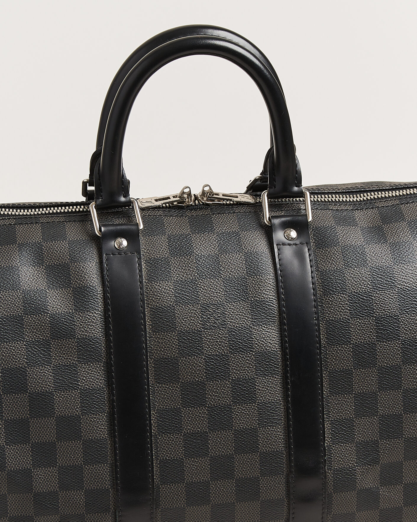 Uomini | Pre-Owned & Vintage Bags | Louis Vuitton Pre-Owned | Keepall Bandouliére 45 Damier Graphite