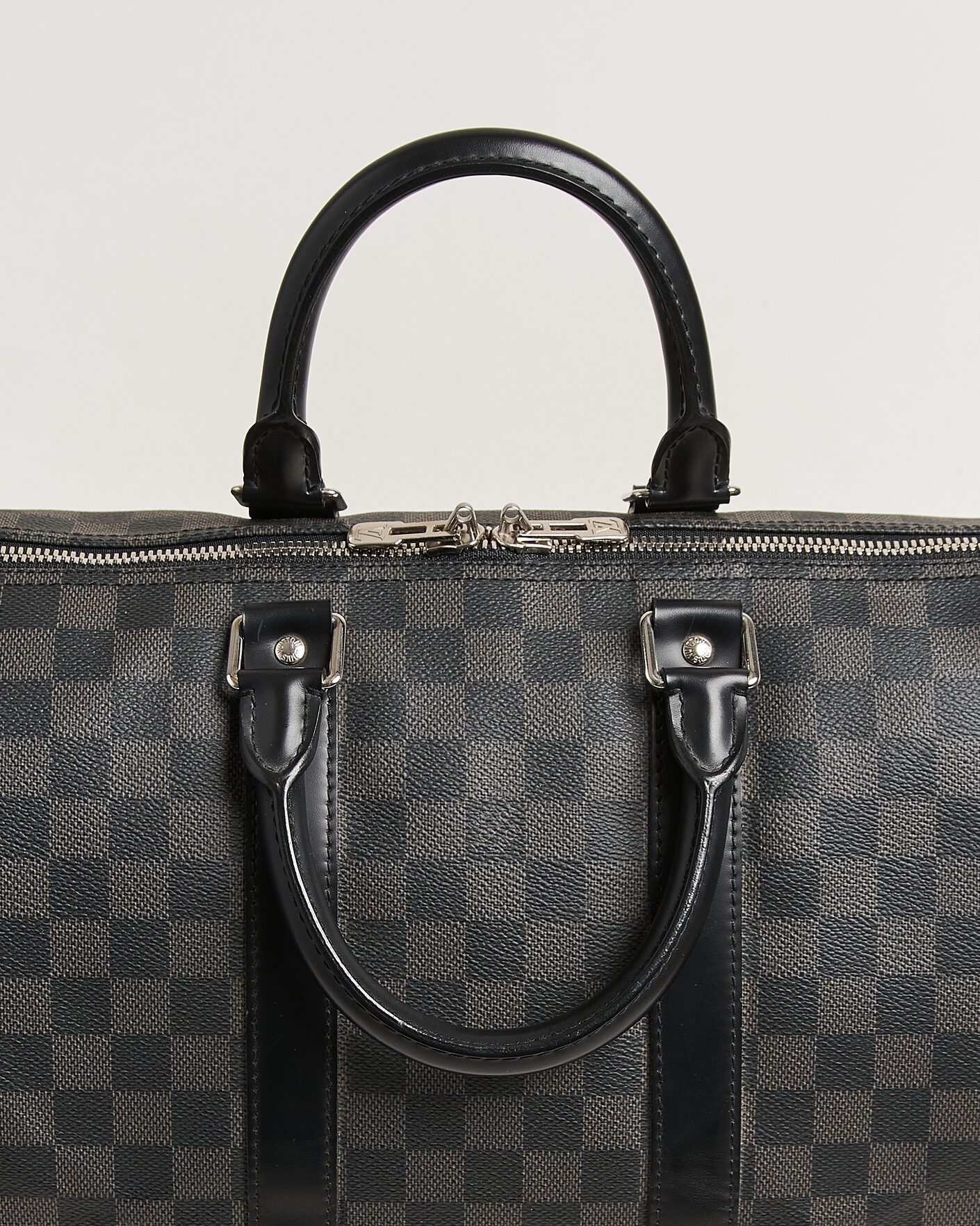 Uomini | Pre-Owned & Vintage Bags | Louis Vuitton Pre-Owned | Keepall Bandouliére 45 Damier Graphite