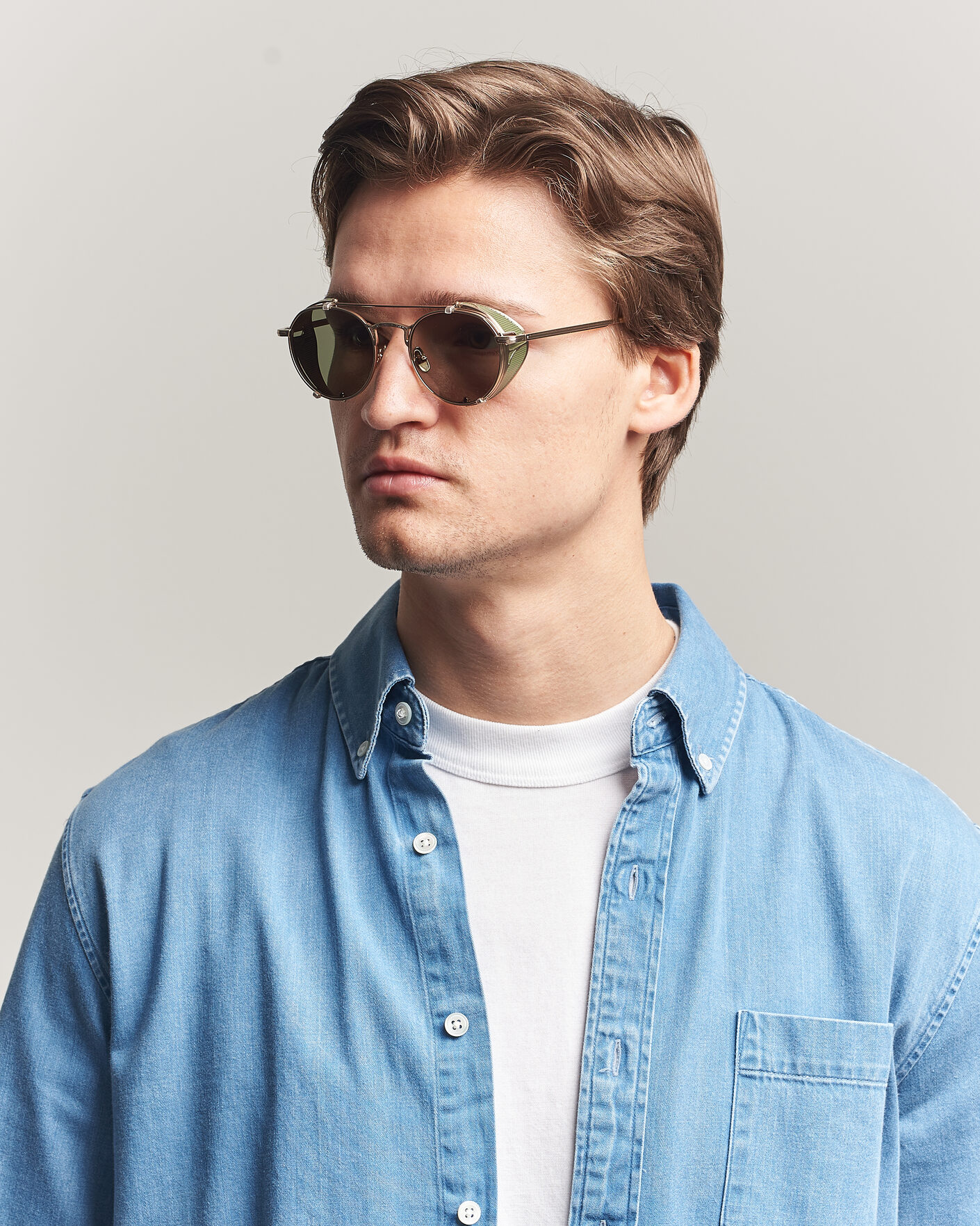 Uomini | Occhiali da sole | Garrett Leight | Ocampo Sunglasses Gold