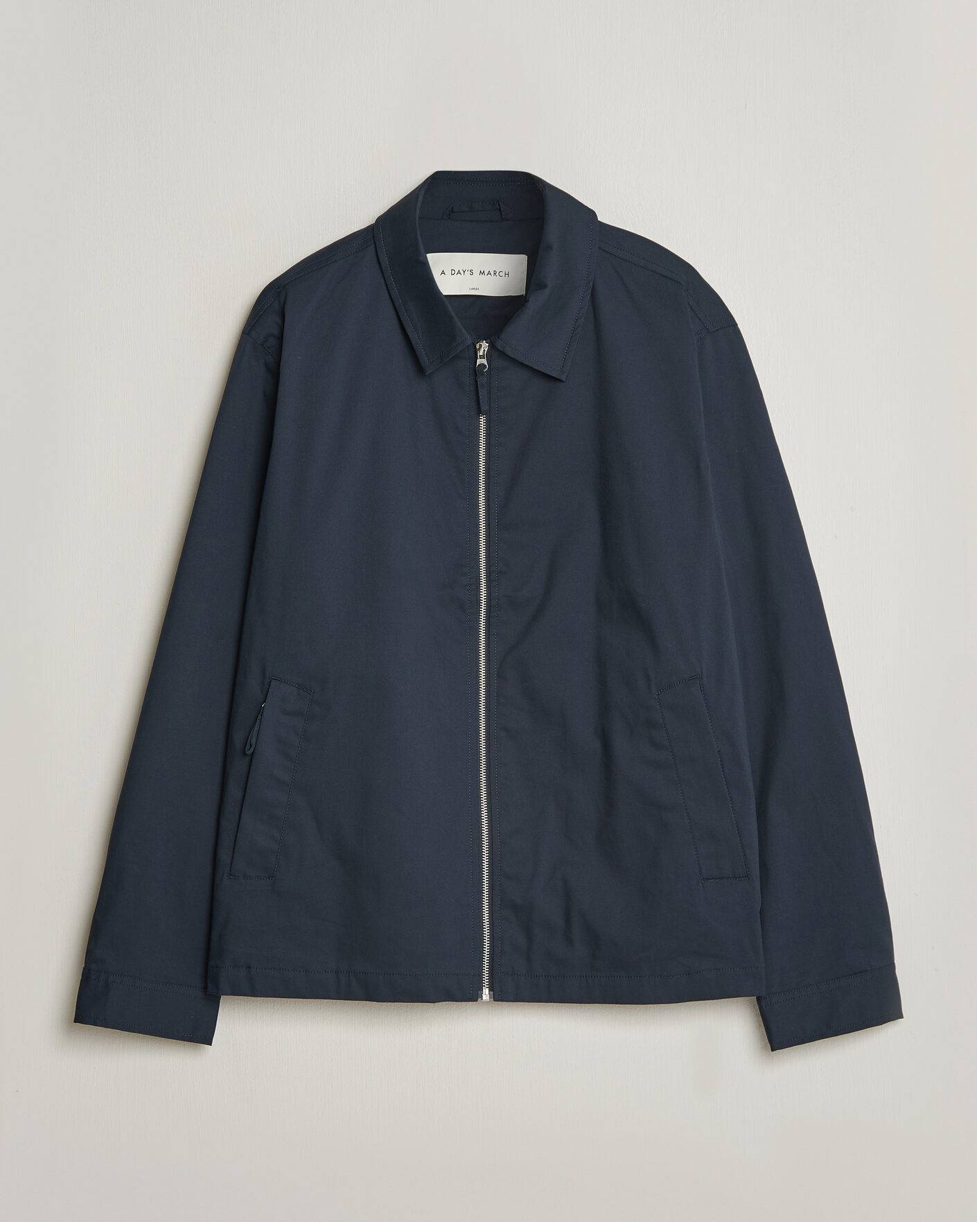 Uomini | Giacche | A Day's March | Garland Cotton Jacket Navy