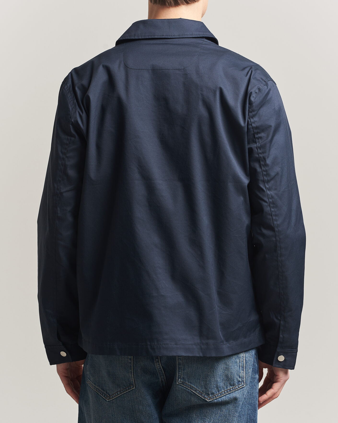 Uomini | Giacche | A Day's March | Garland Cotton Jacket Navy
