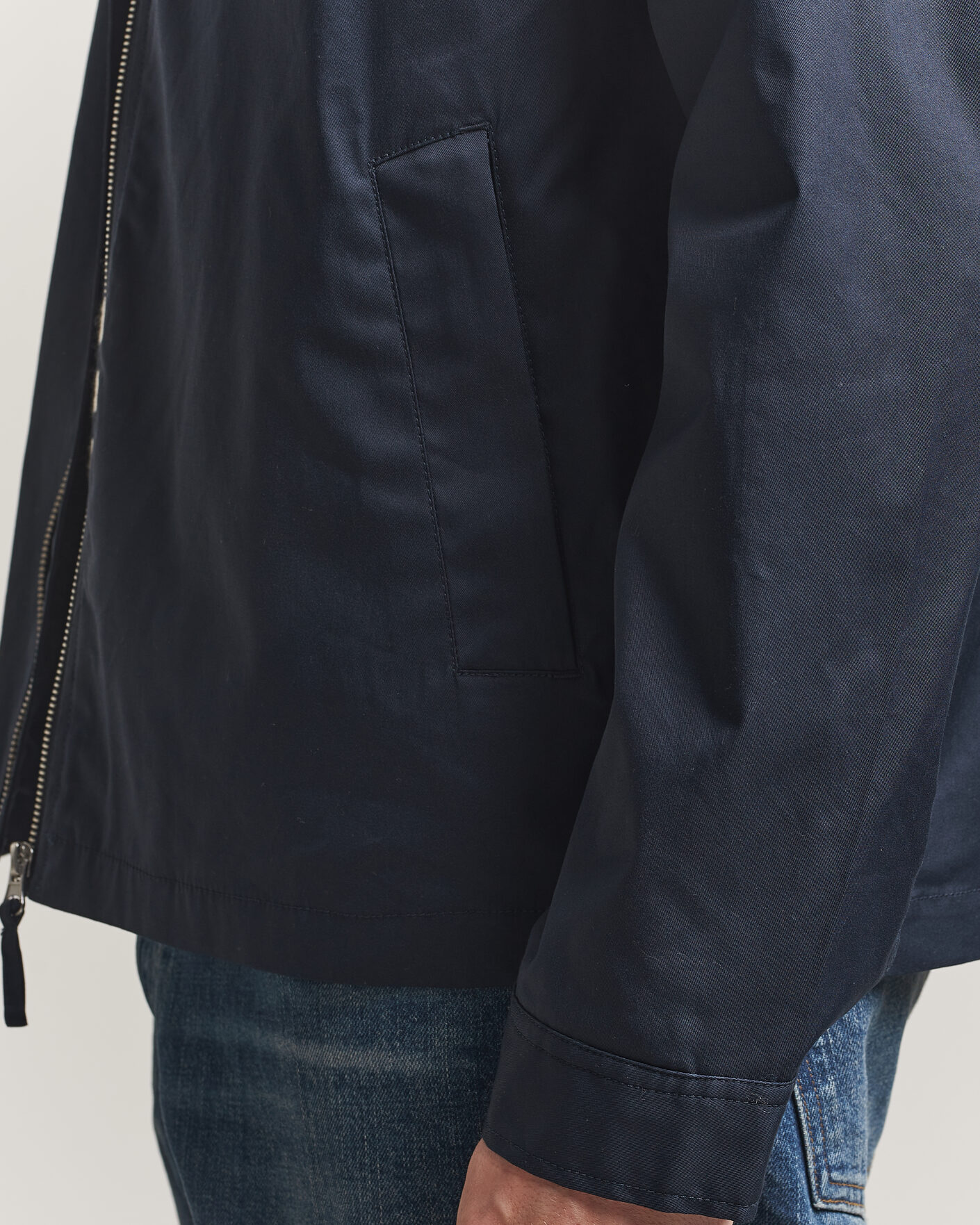 Uomini | Giacche | A Day's March | Garland Cotton Jacket Navy