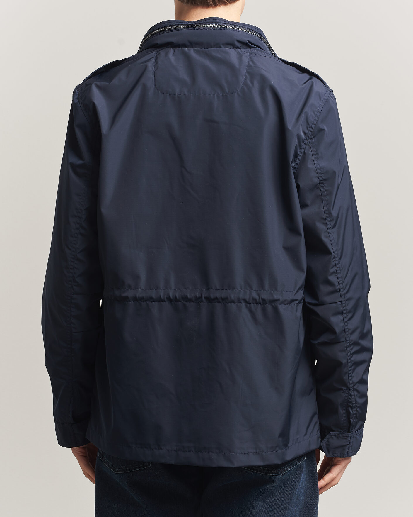 Uomini | Giacche | A Day's March | Barnett M65 Nylon Jacket Navy